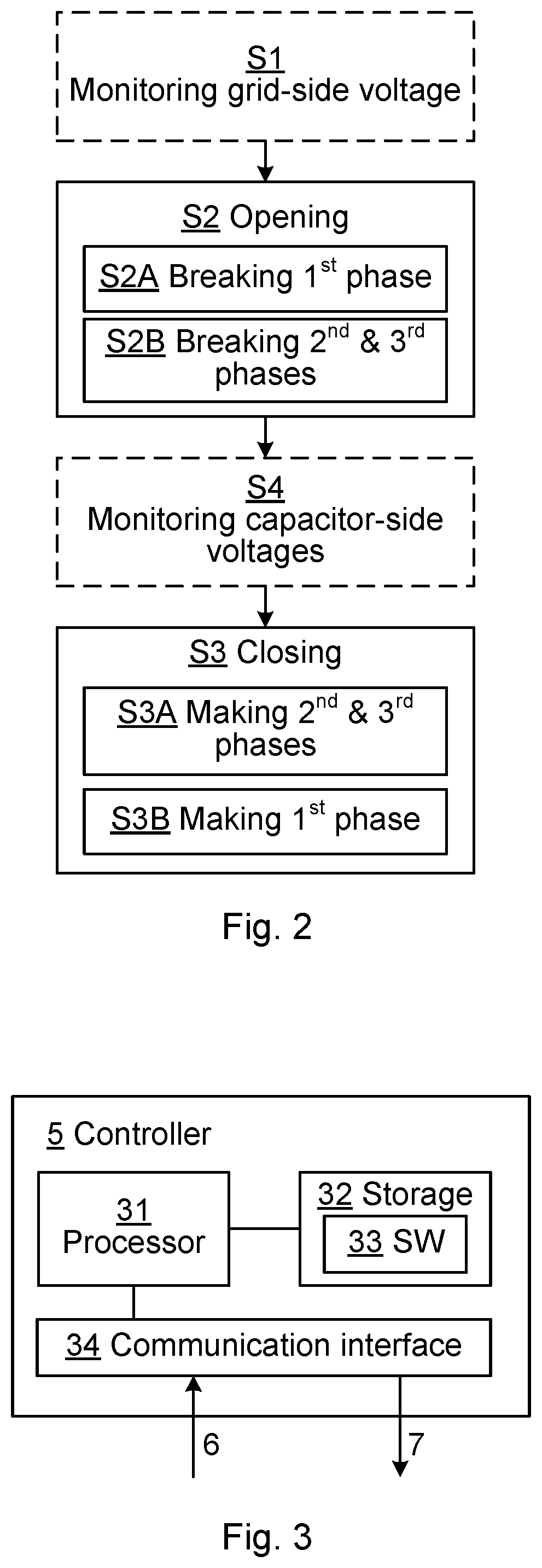 Patent US12562564 Figure 2 – Reducing inrush current to a capacitor bank