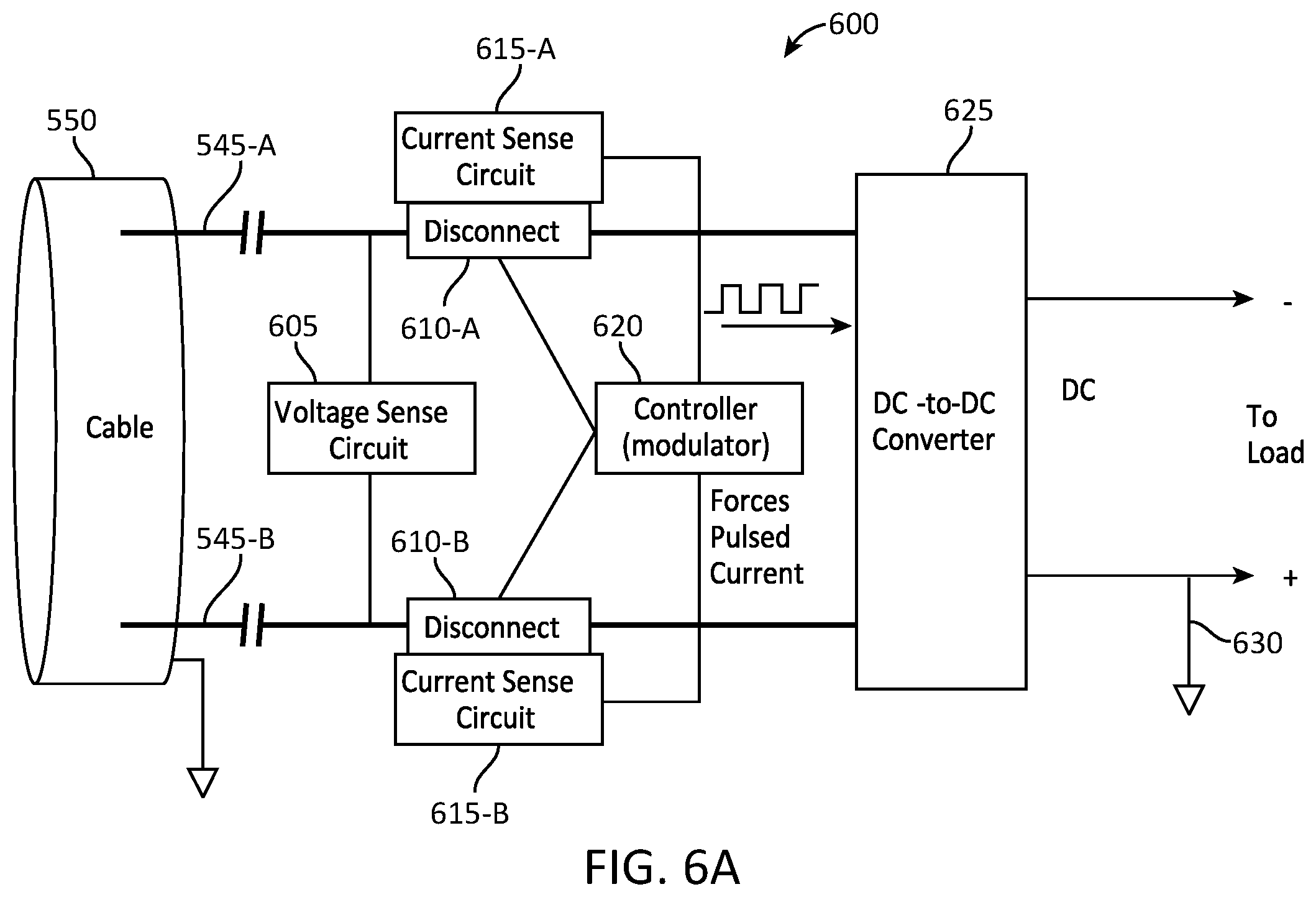 Patent US12562565 Figure 8 – Supplying fault managed power
