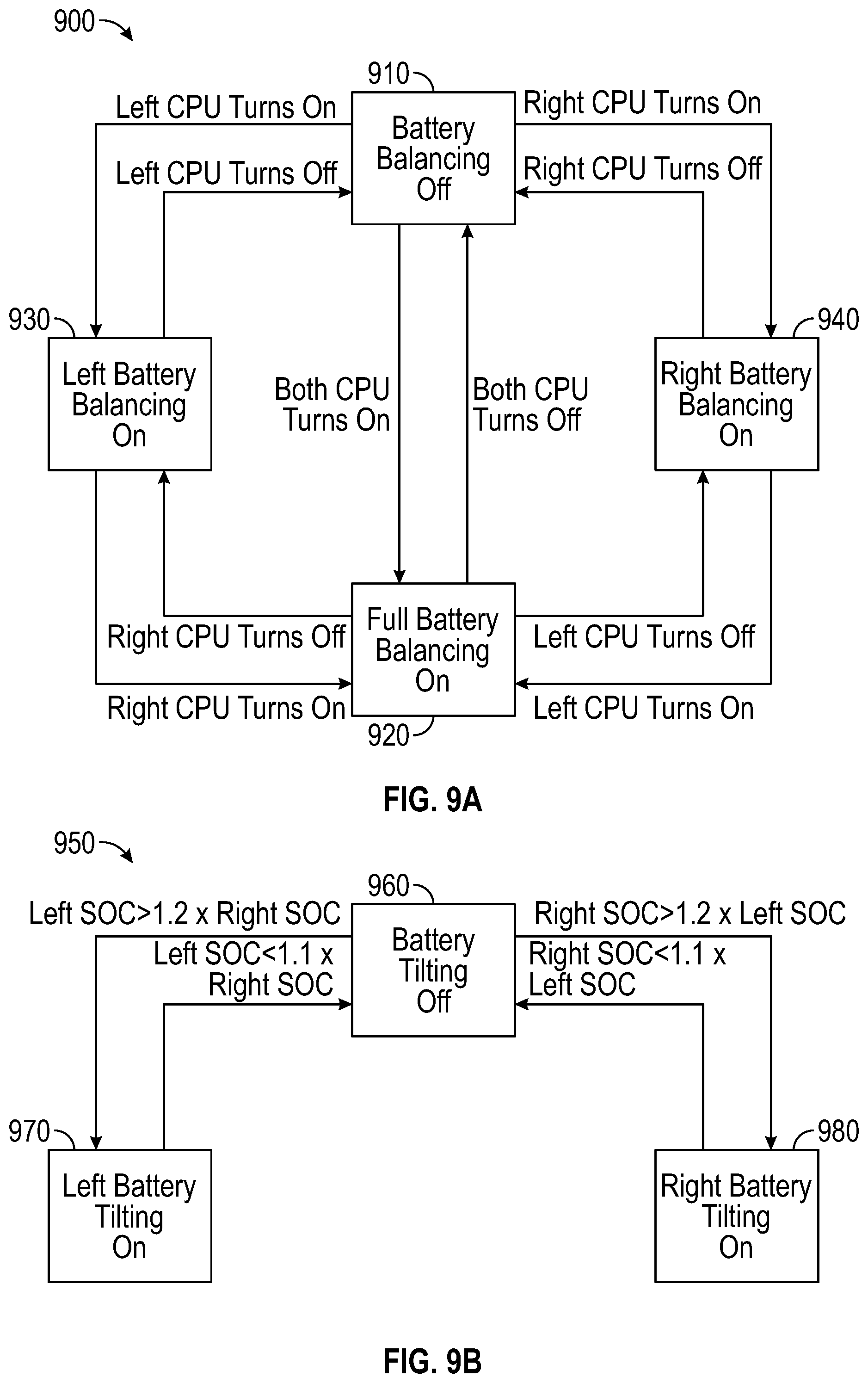 Patent US12562581 Figure 11 – Battery balancing for multi-battery systems
