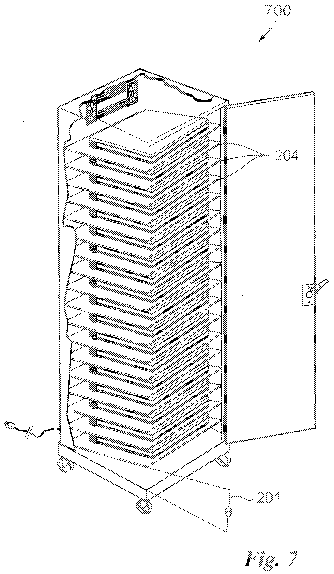 Patent US12562583 Figure 6 – Fuze cart system and method for mobile device charging station