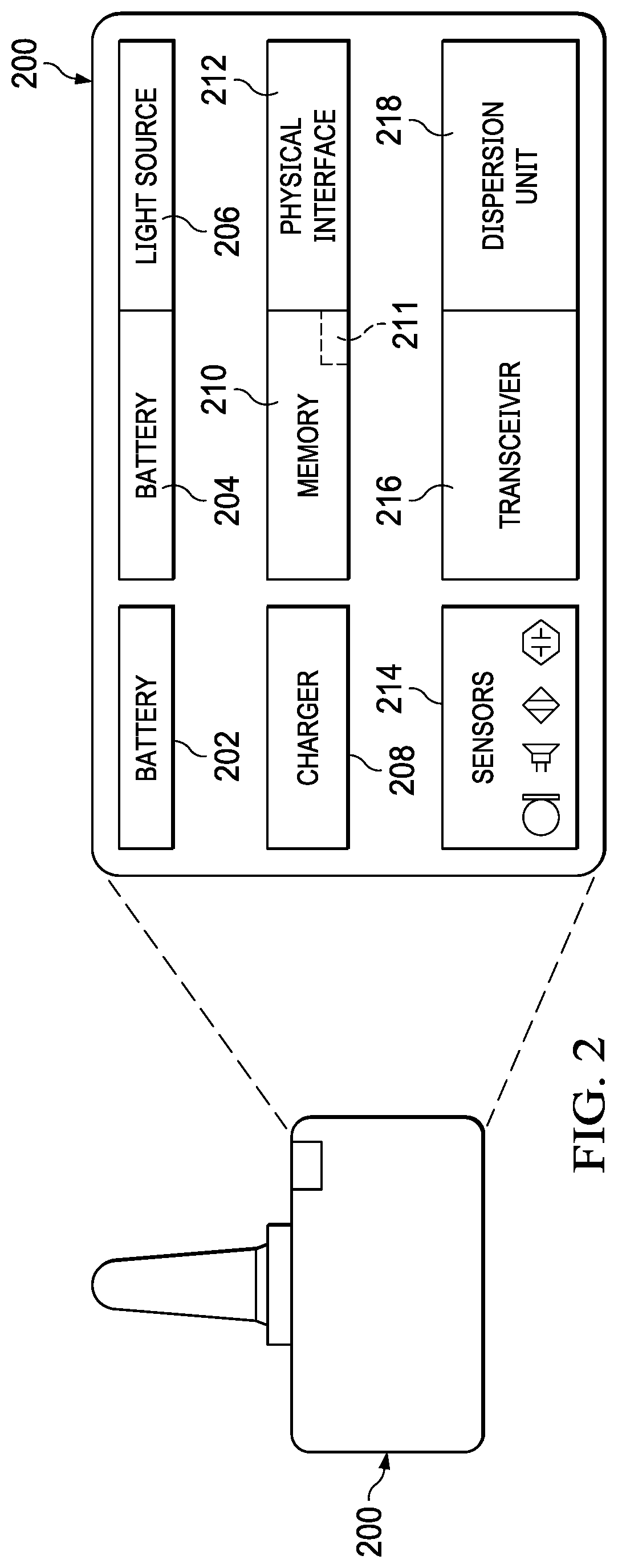 Patent US12562584 Figure 2 – System and method for charging and updating electronic candles