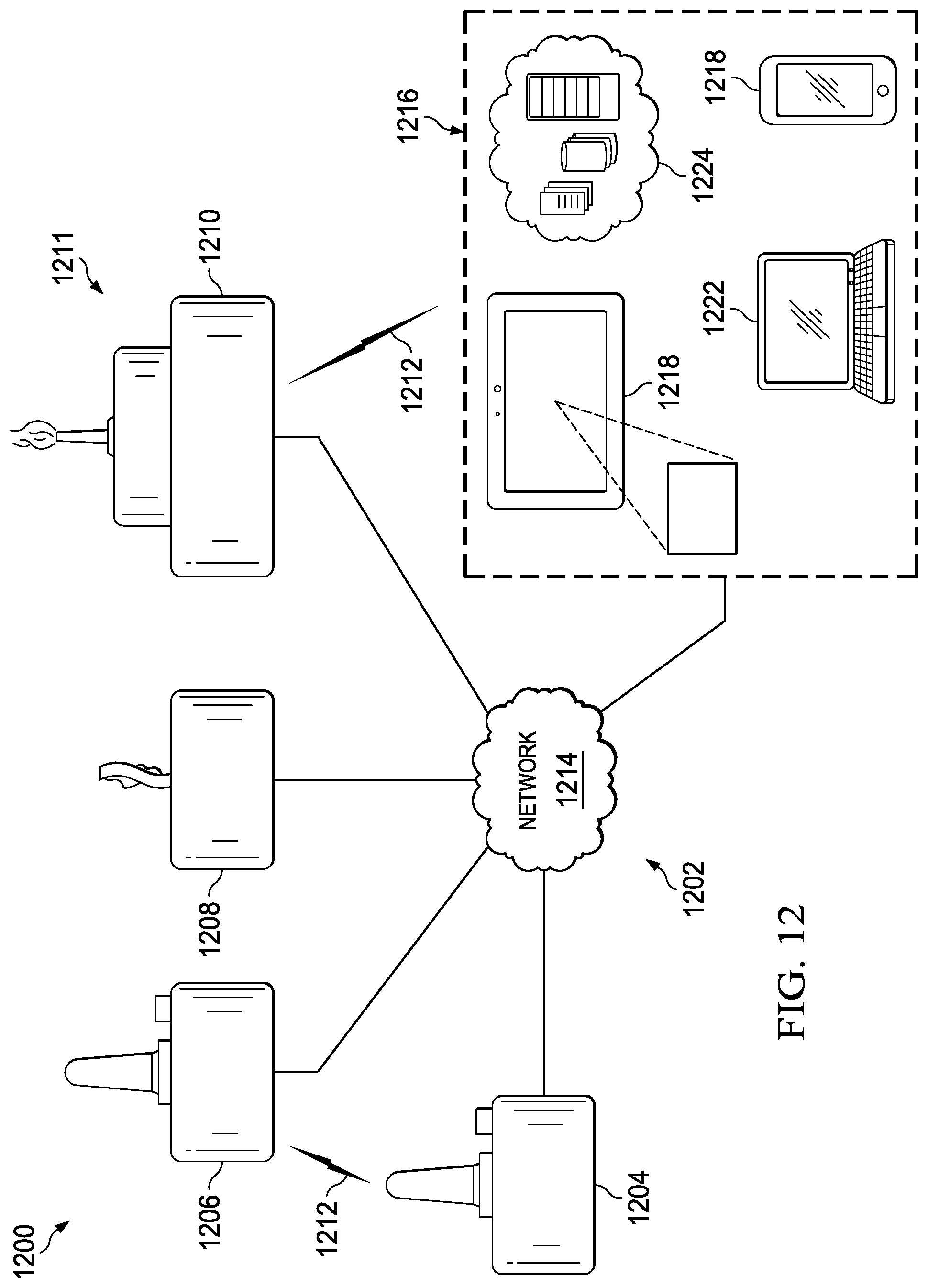 Patent US12562584 Figure 14 – System and method for charging and updating electronic candles