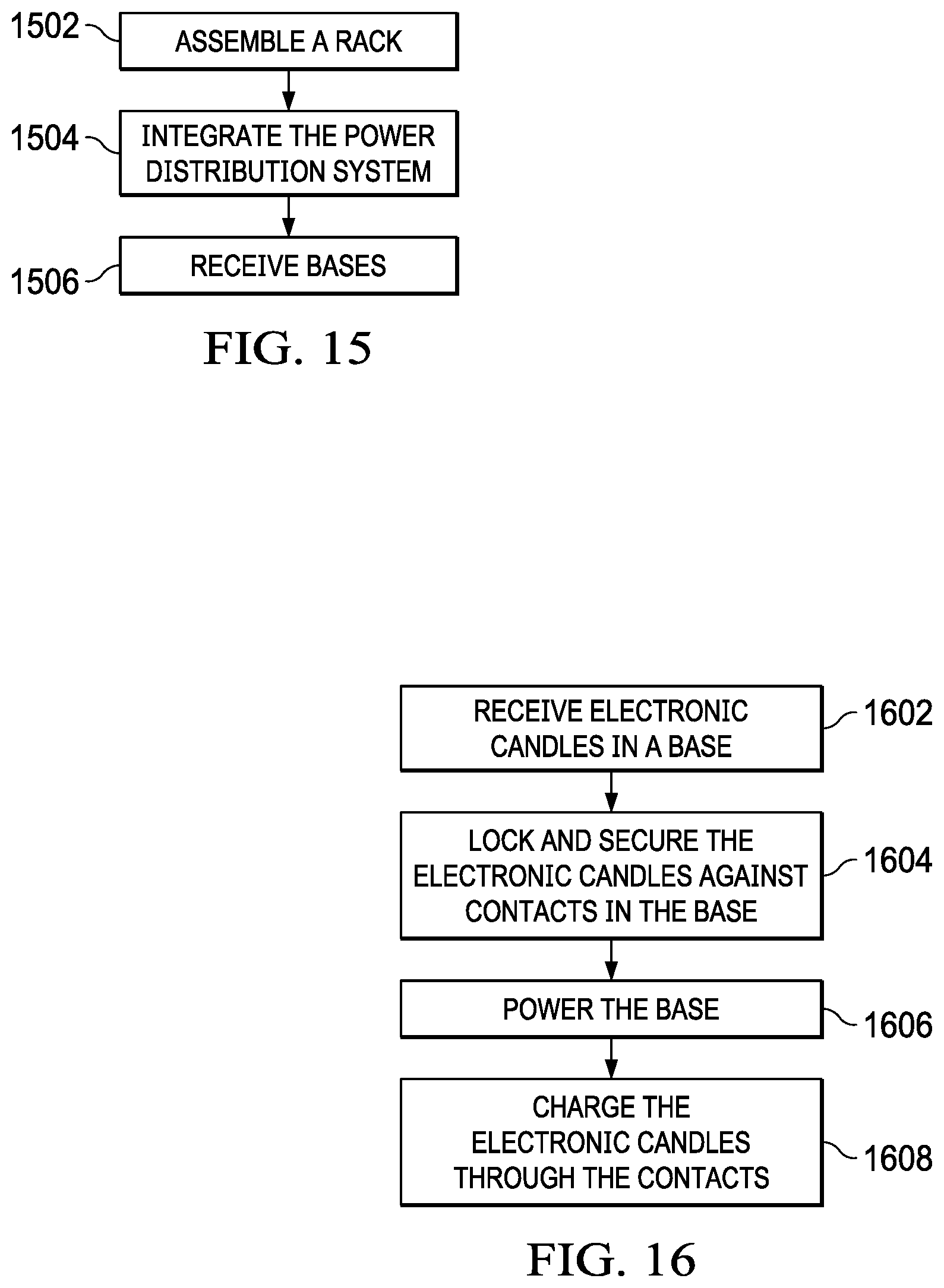 Patent US12562584 Figure 16 – System and method for charging and updating electronic candles