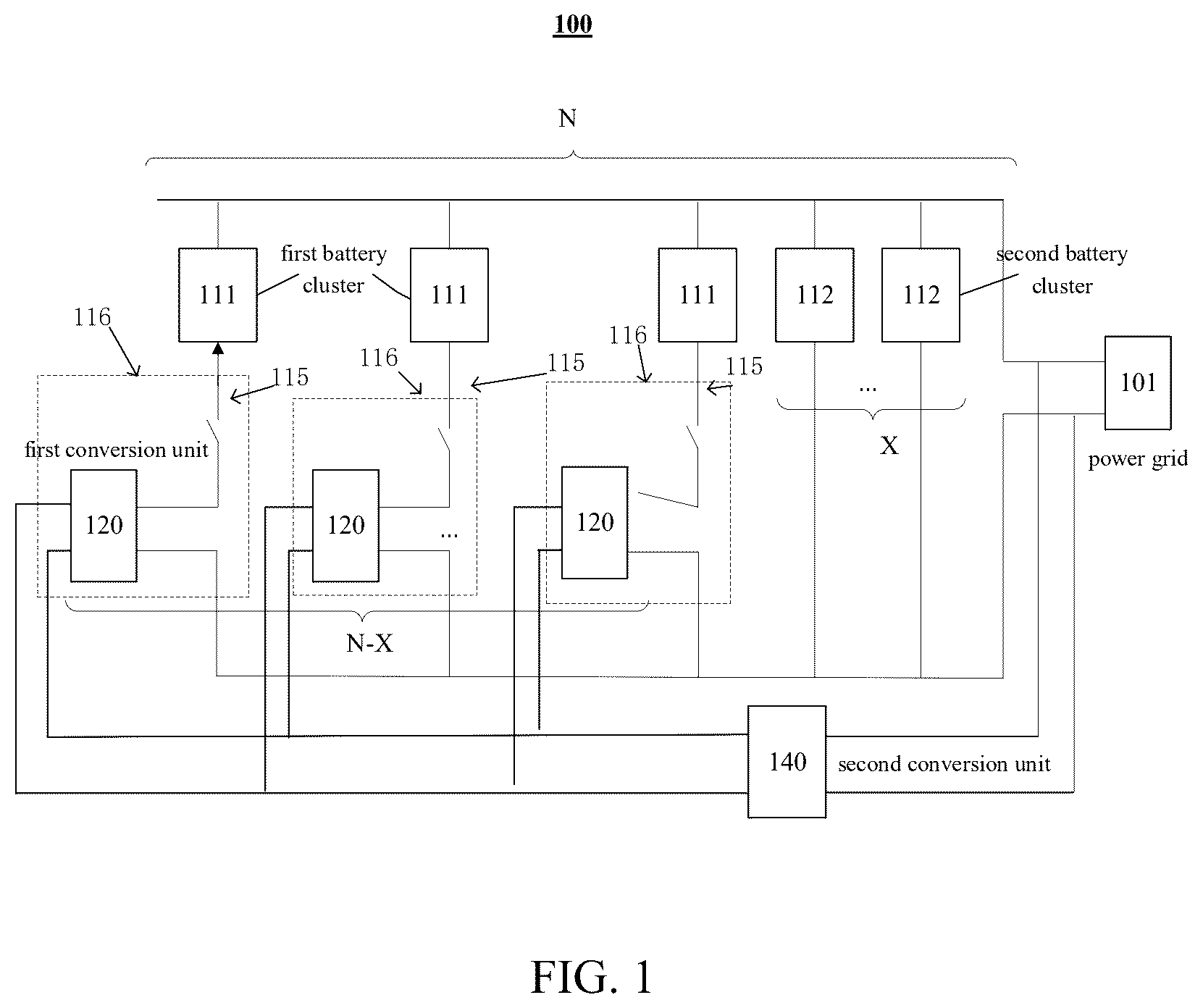 Patent US12562585 Figure 1 – Energy storage system and energy storage system control method