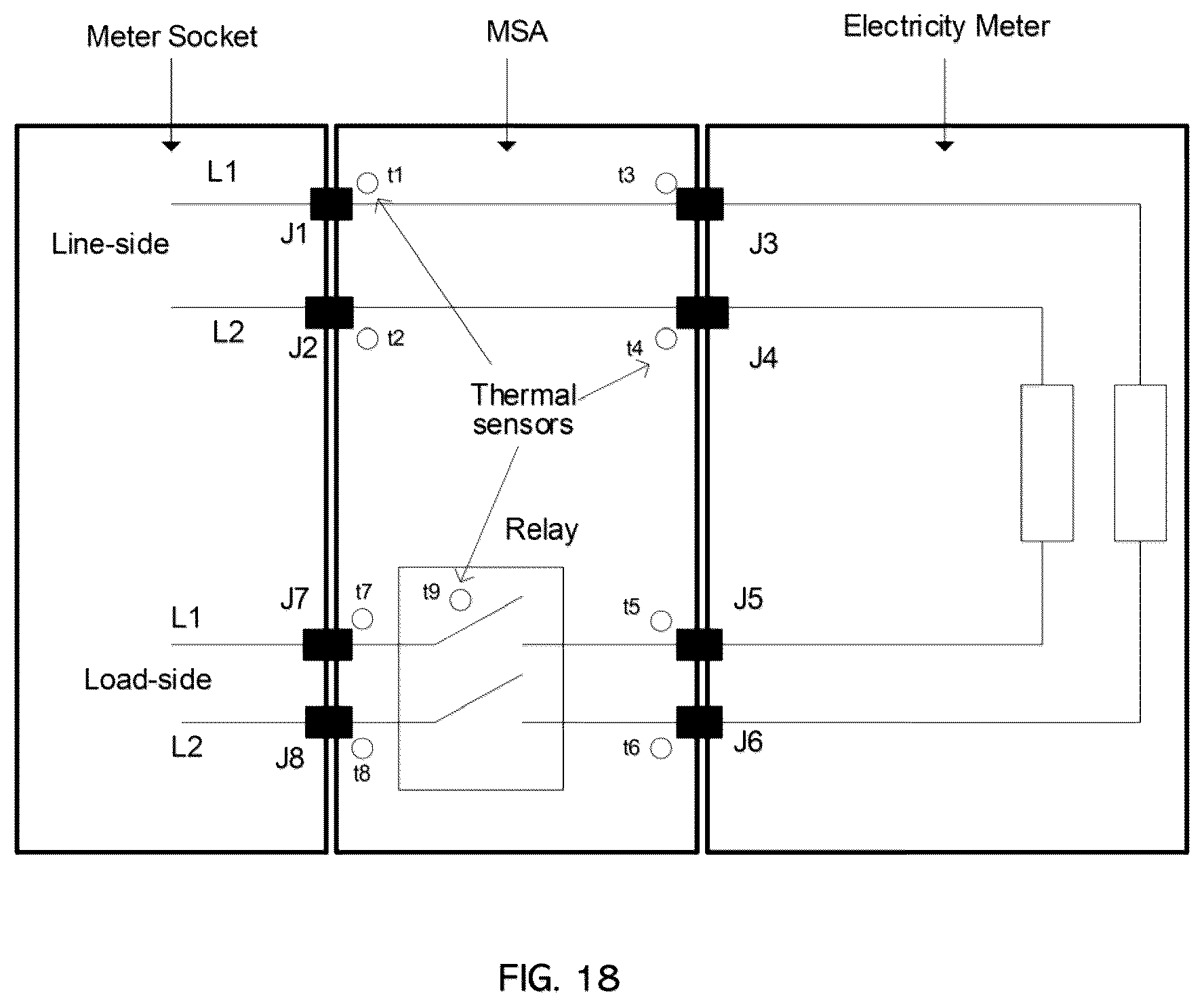 Patent US12562587 Figure 16 – Smart meter socket adapter for connecting batter energy storage system