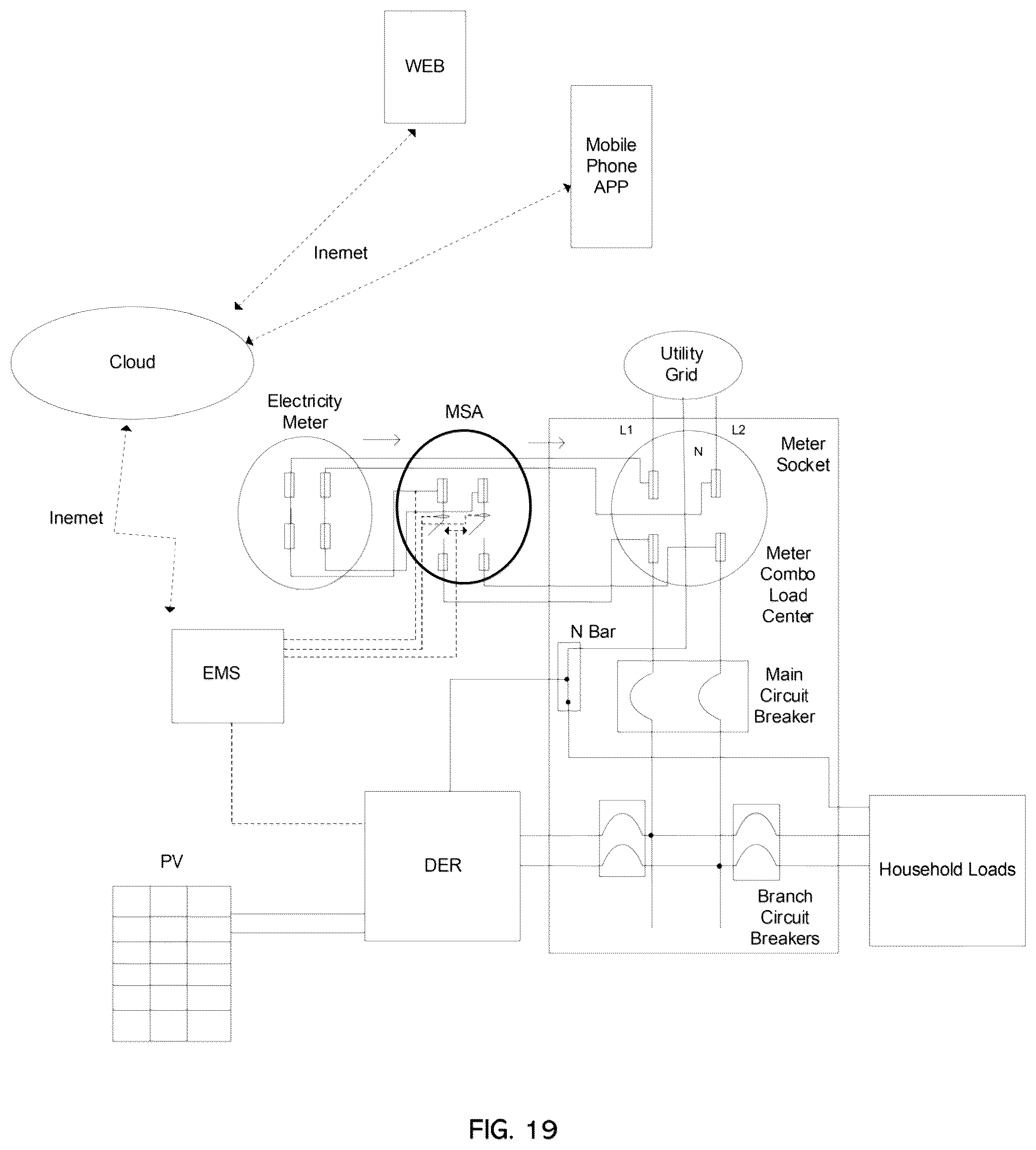 Patent US12562587 Figure 17 – Smart meter socket adapter for connecting batter energy storage system