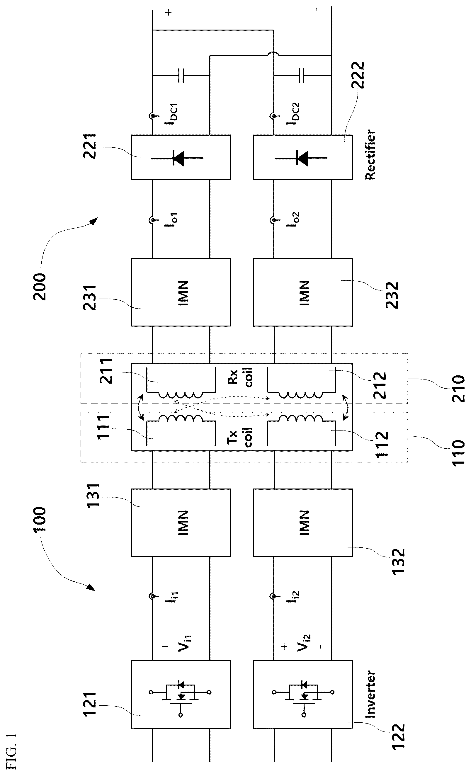 Patent US12562596 Figure 1 – Multiphase power supply apparatus for wireless power transmission and control method thereof