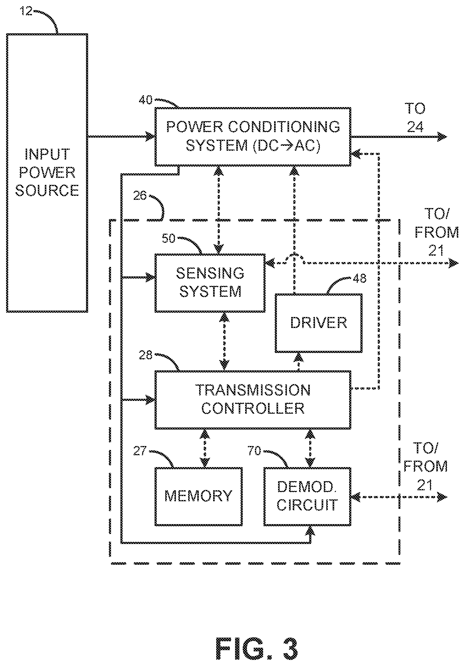 Patent US12562604 Figure 3 – Low cost communications demodulation for wireless power transmission system