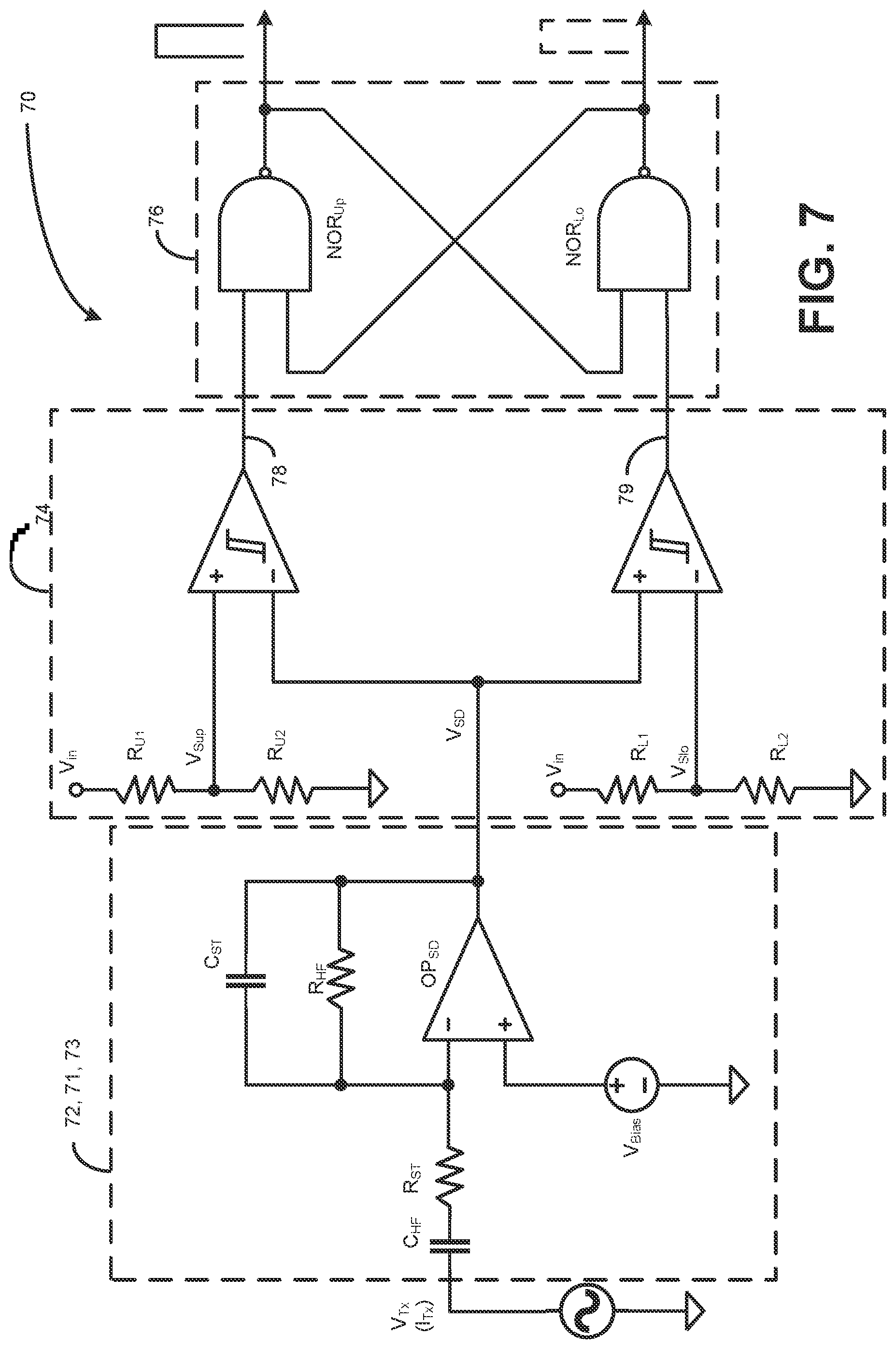 Patent US12562604 Figure 7 – Low cost communications demodulation for wireless power transmission system