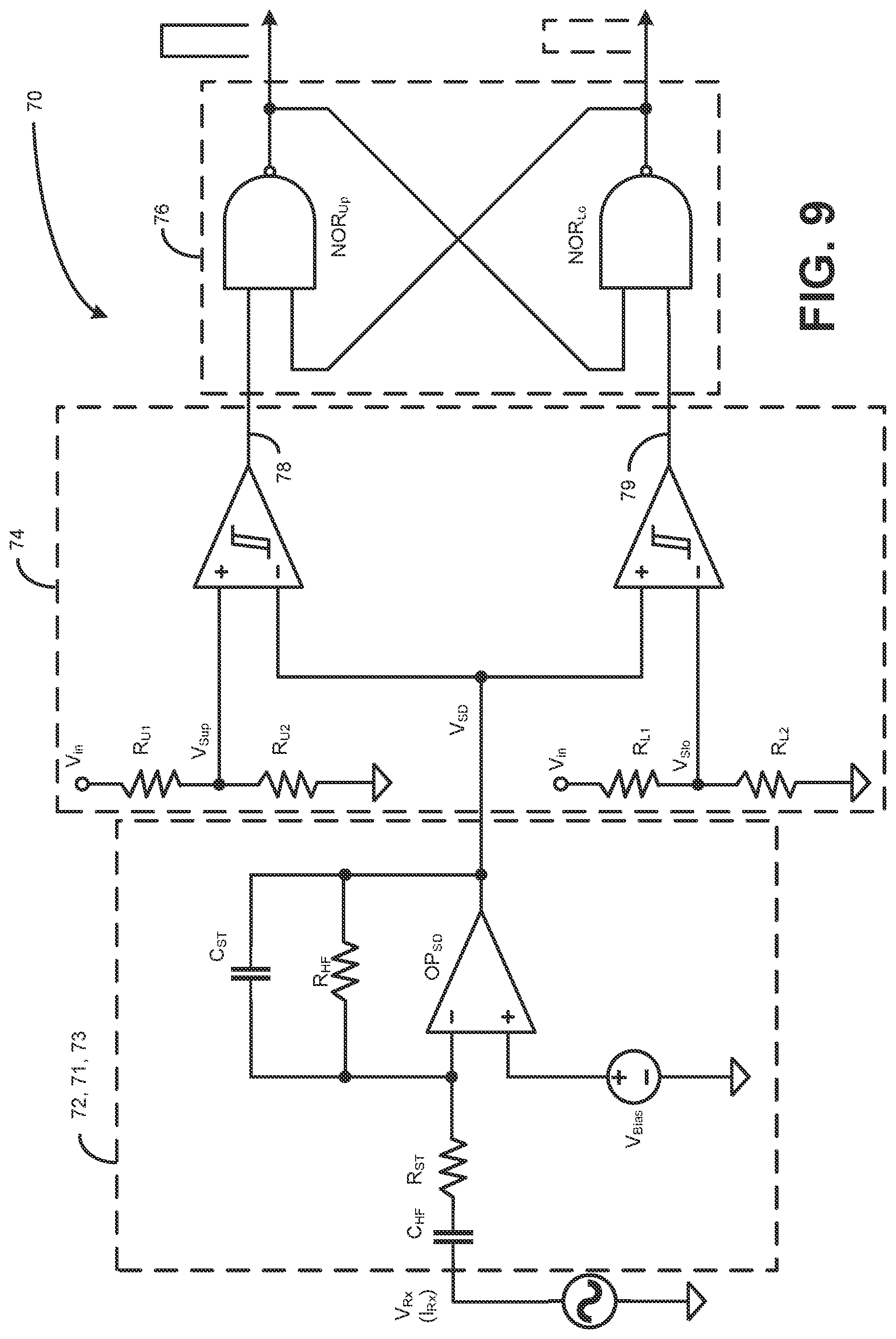 Patent US12562605 Figure 9 – Low cost communications demodulation for wireless power receiver system