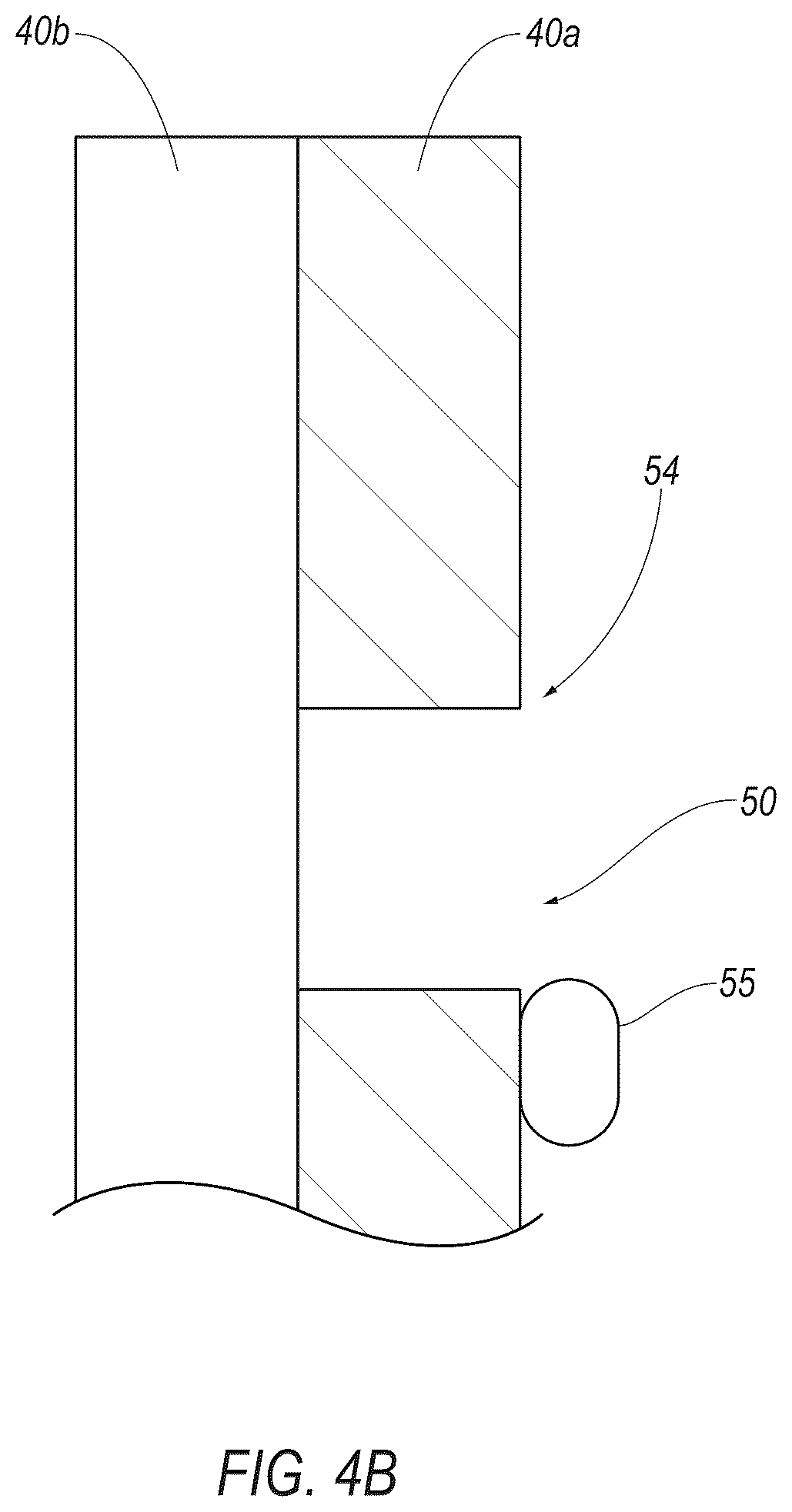 Patent US12562607 Figure 5 – Laminate for stator core with fluid containment feature