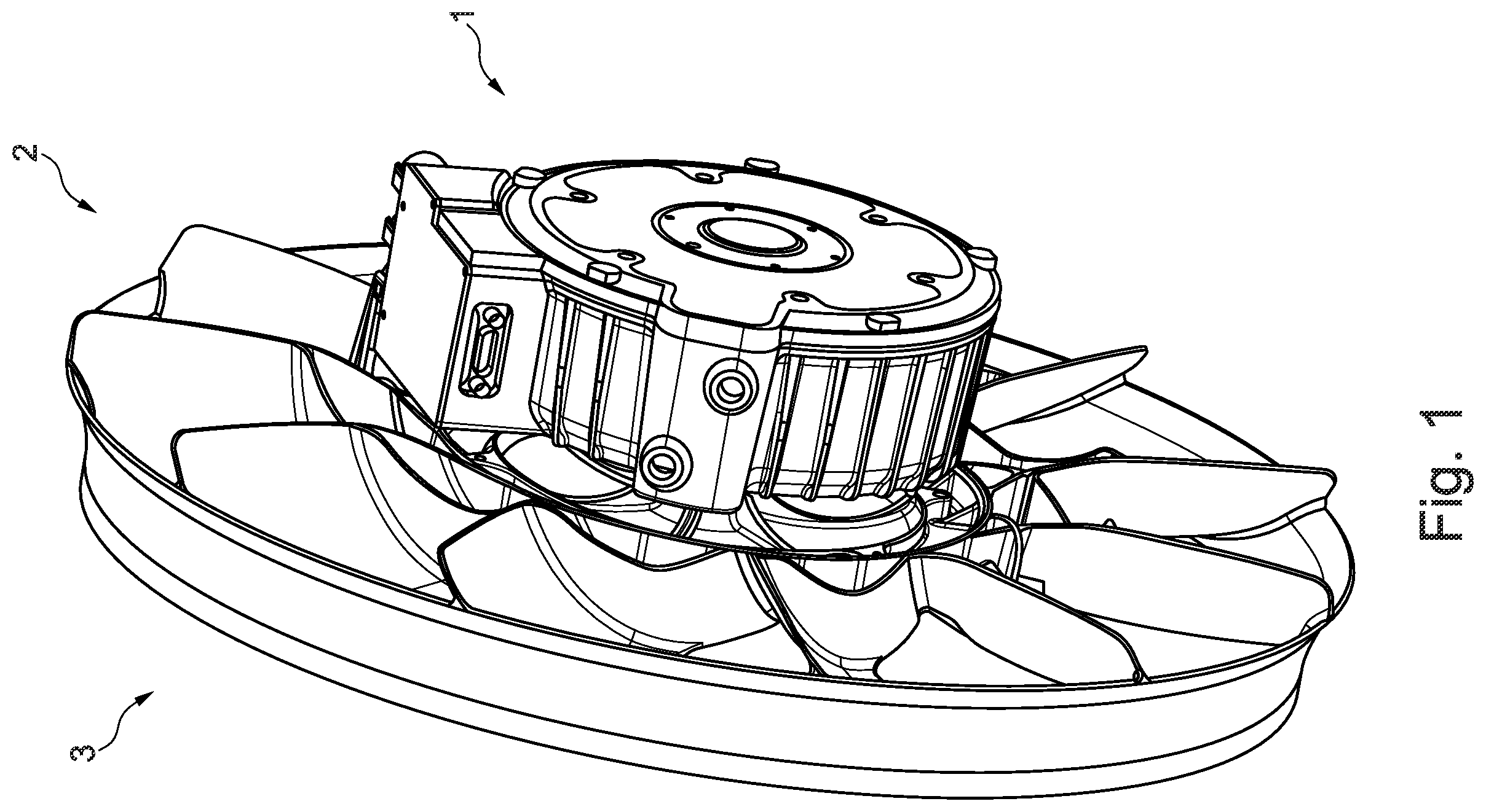 Patent US12562609 Figure 1 – Rotor for an axial flux motor