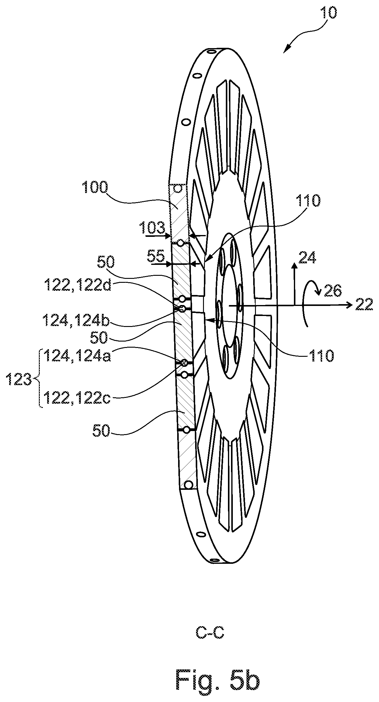 Patent US12562609 Figure 7 – Rotor for an axial flux motor