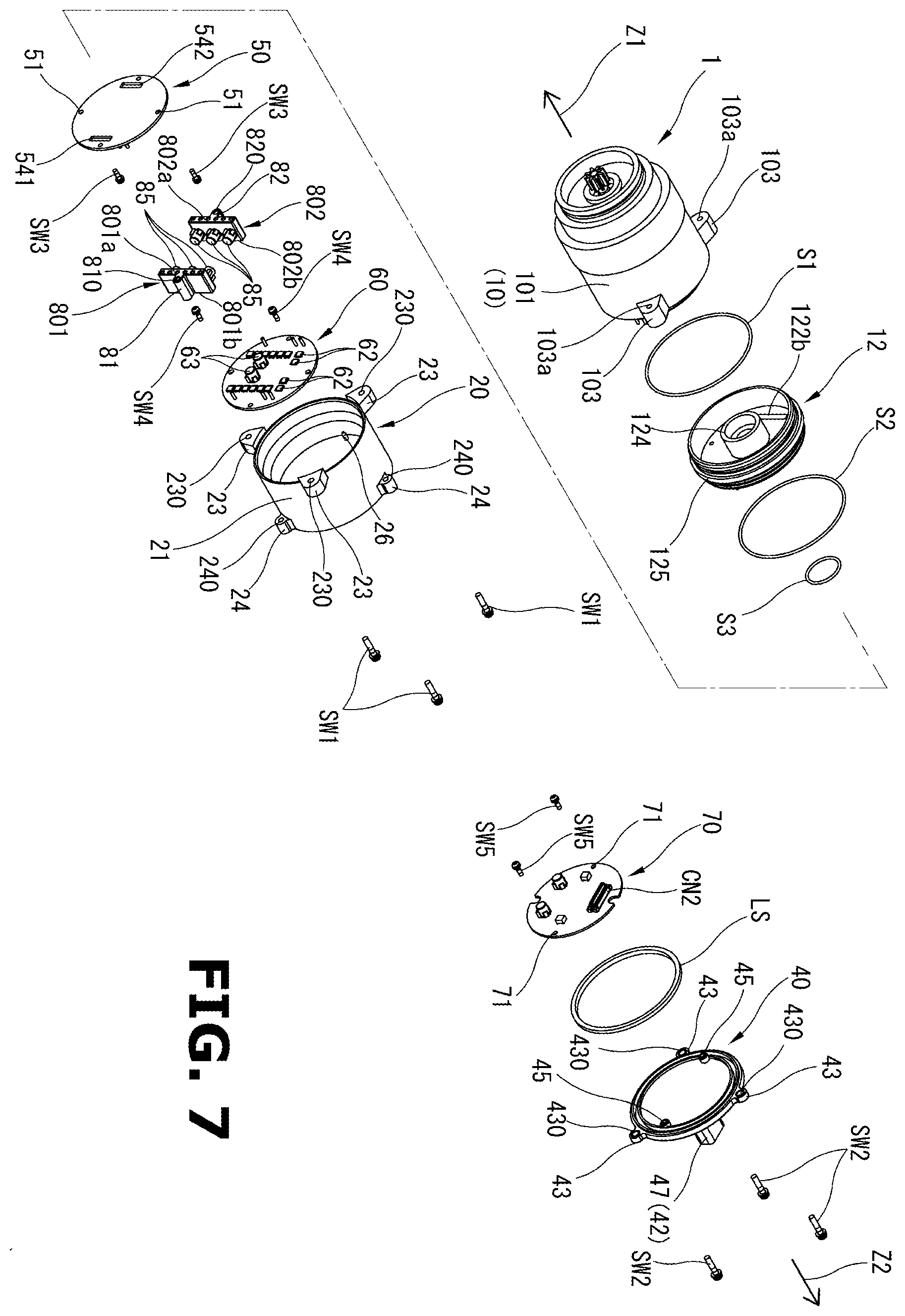 Patent US12562613 Figure 7 – Electronic control device