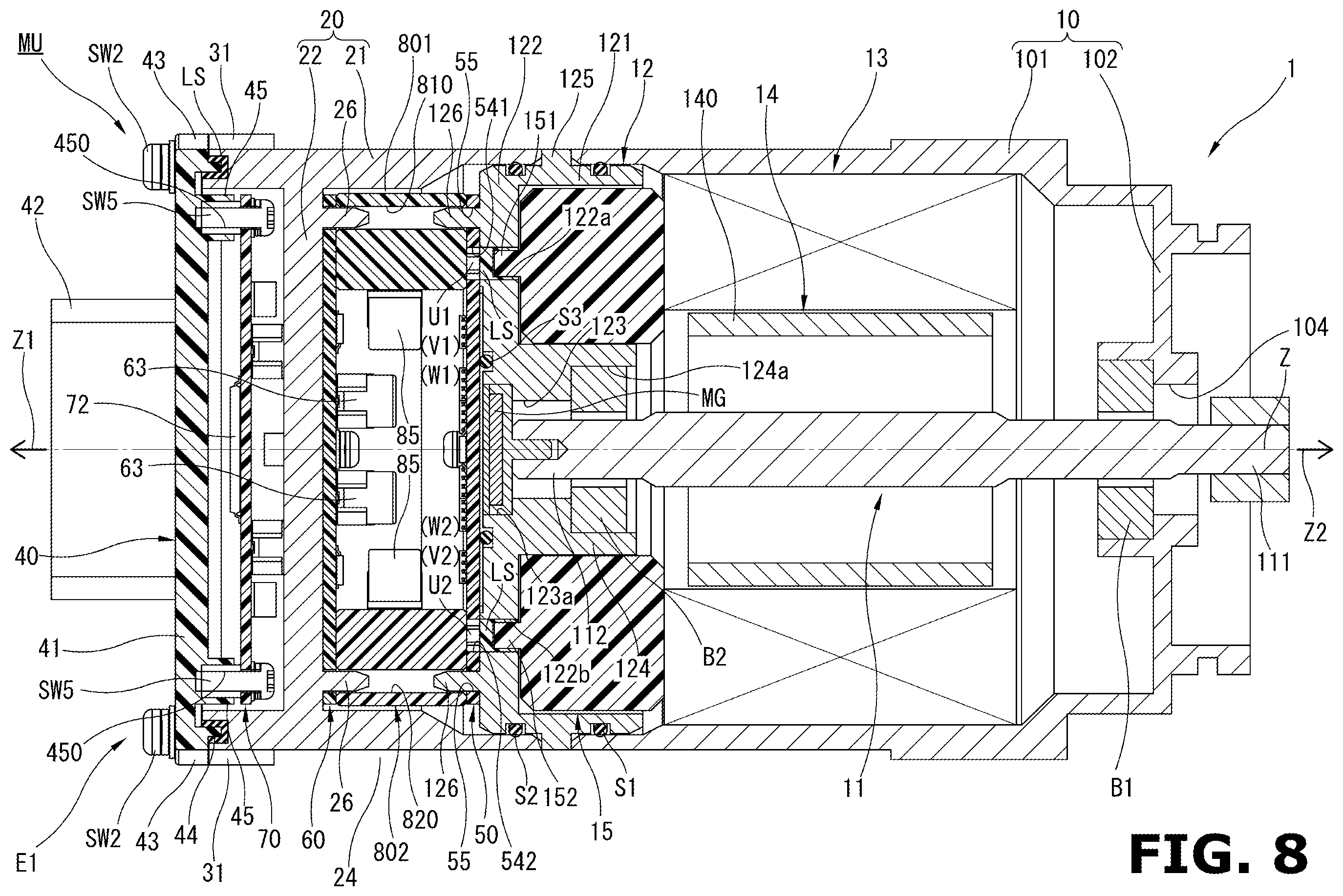 Patent US12562613 Figure 8 – Electronic control device