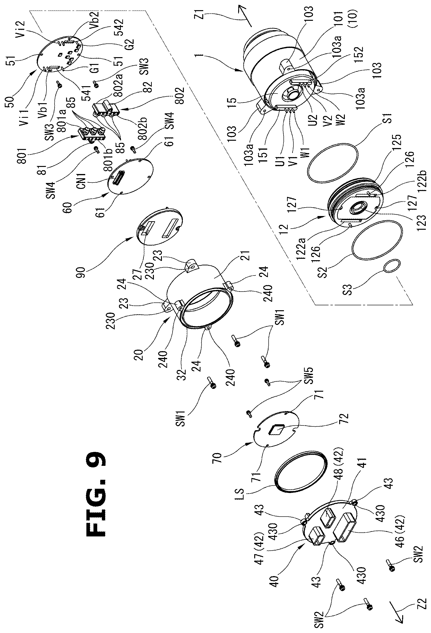 Patent US12562613 Figure 9 – Electronic control device