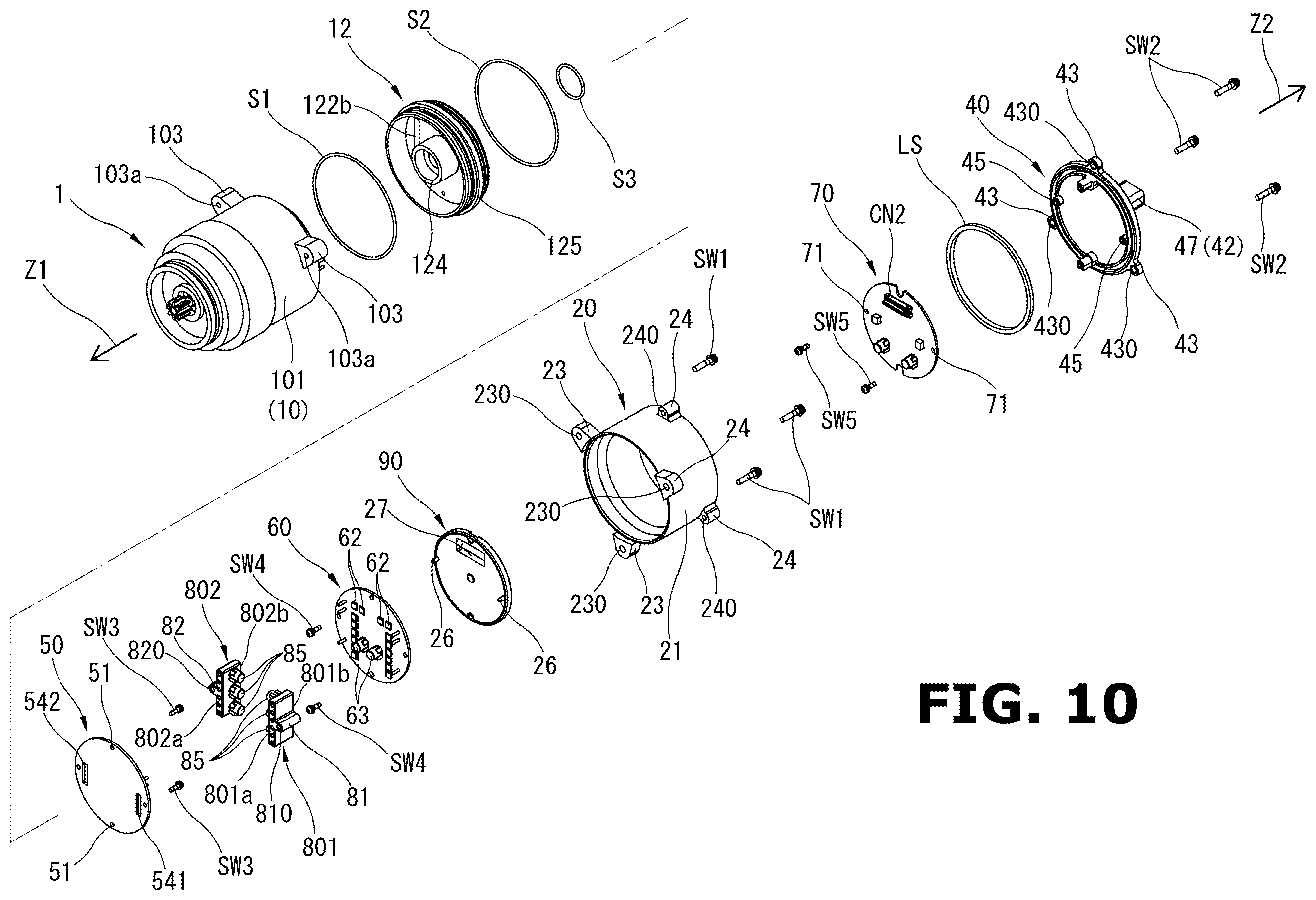 Patent US12562613 Figure 10 – Electronic control device