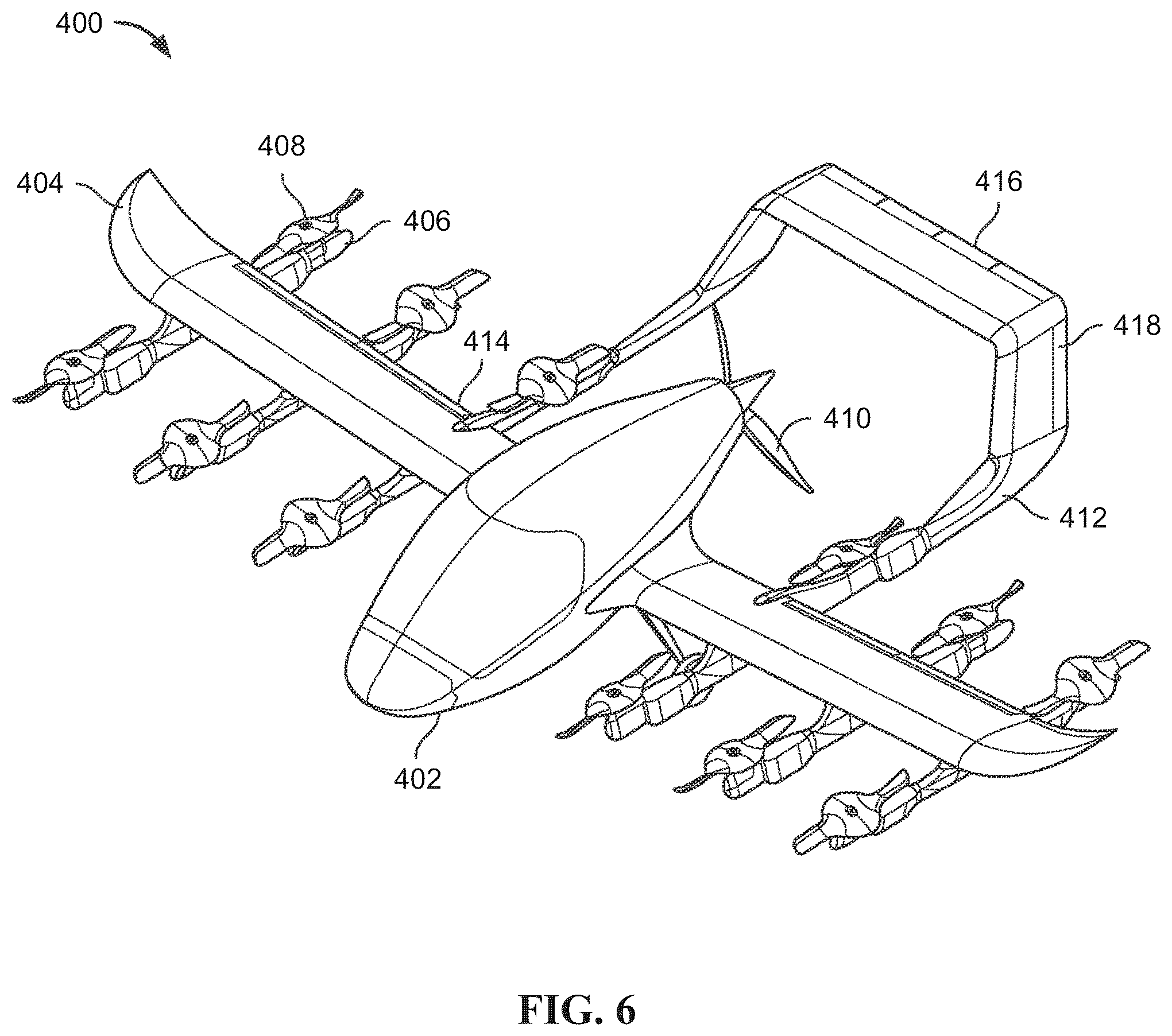 Patent US12562614 Figure 6 – Structural stator core