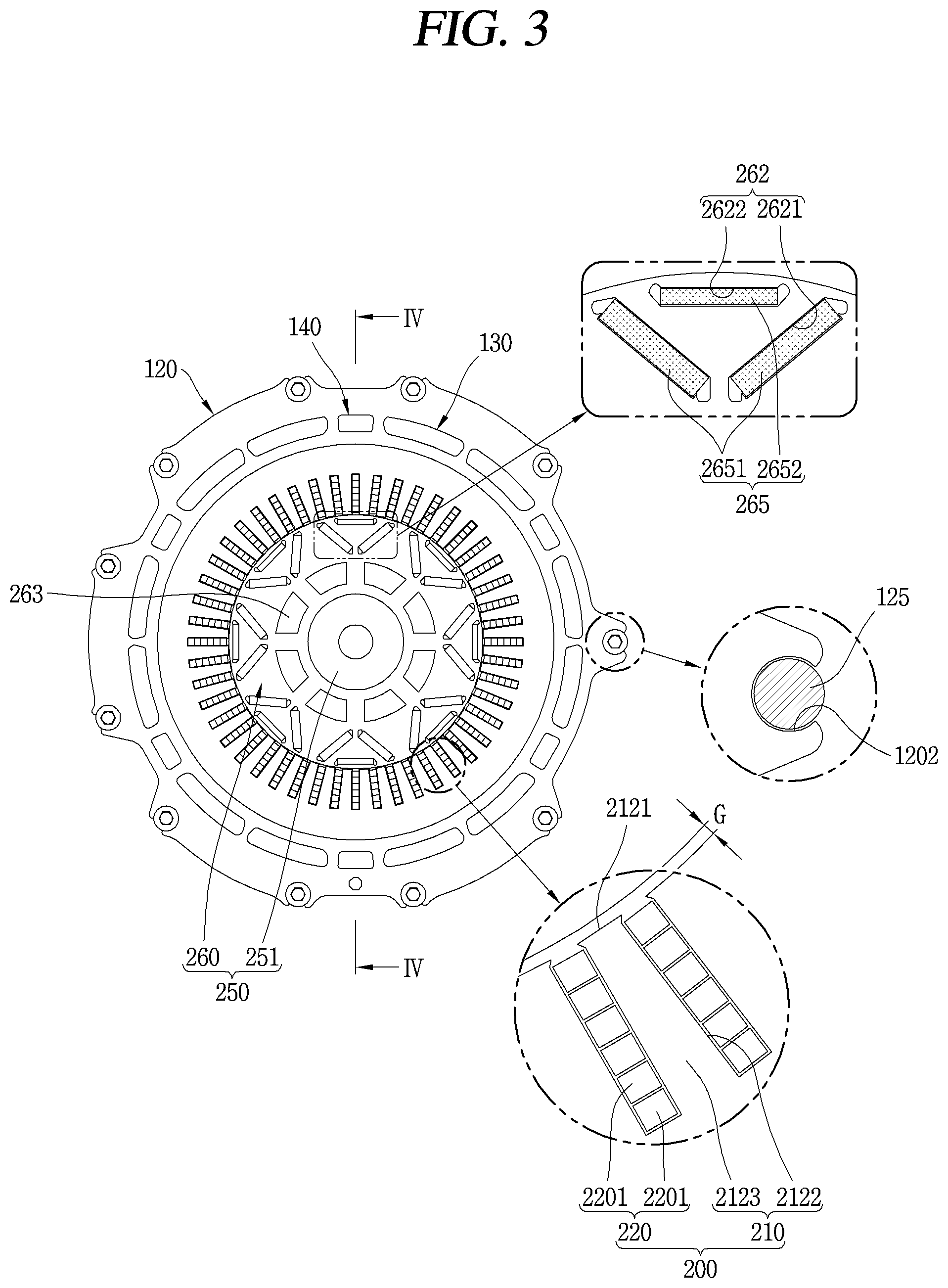 Patent US12562615 Figure 3 – Motor assembly