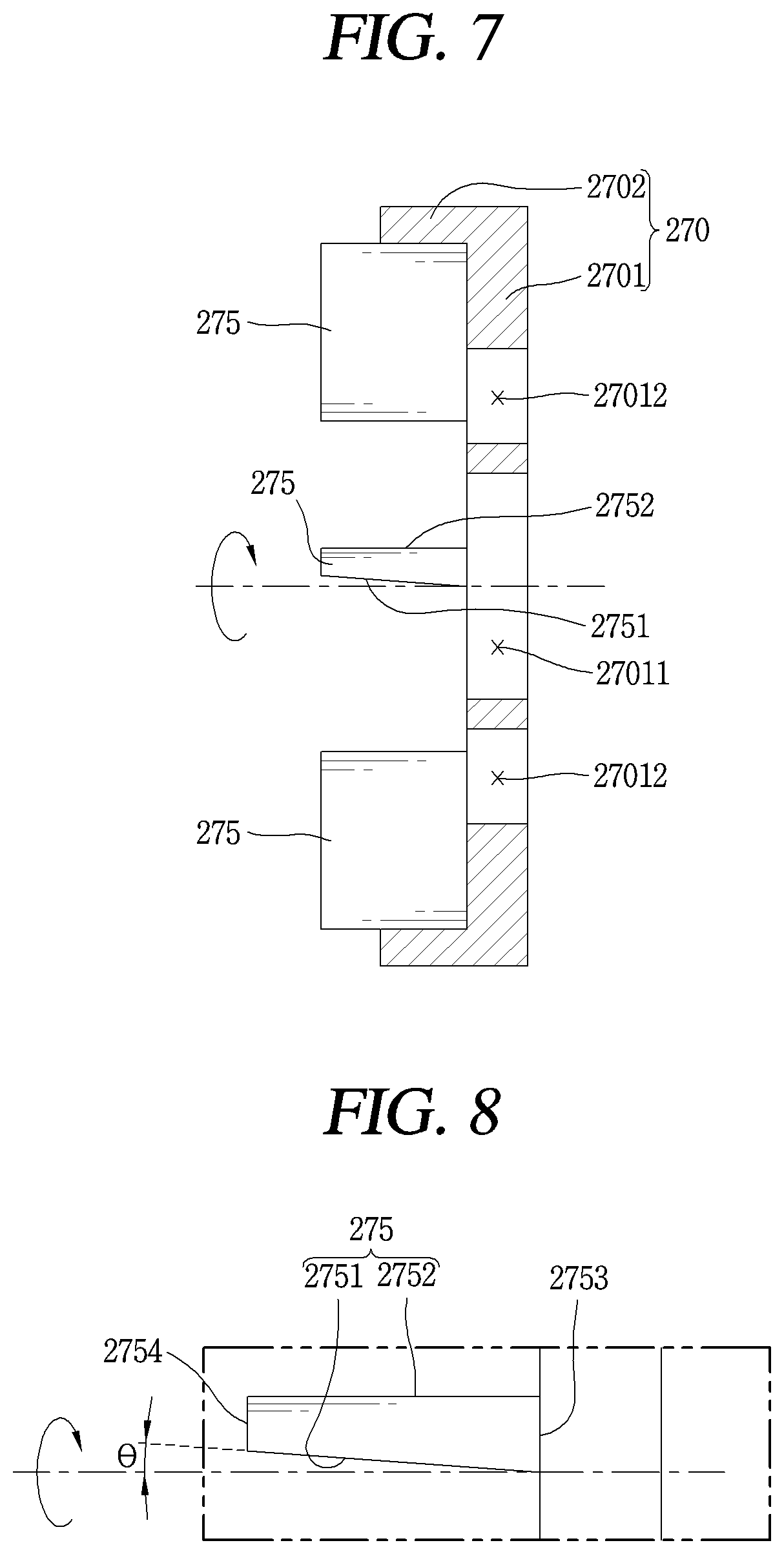 Patent US12562615 Figure 7 – Motor assembly
