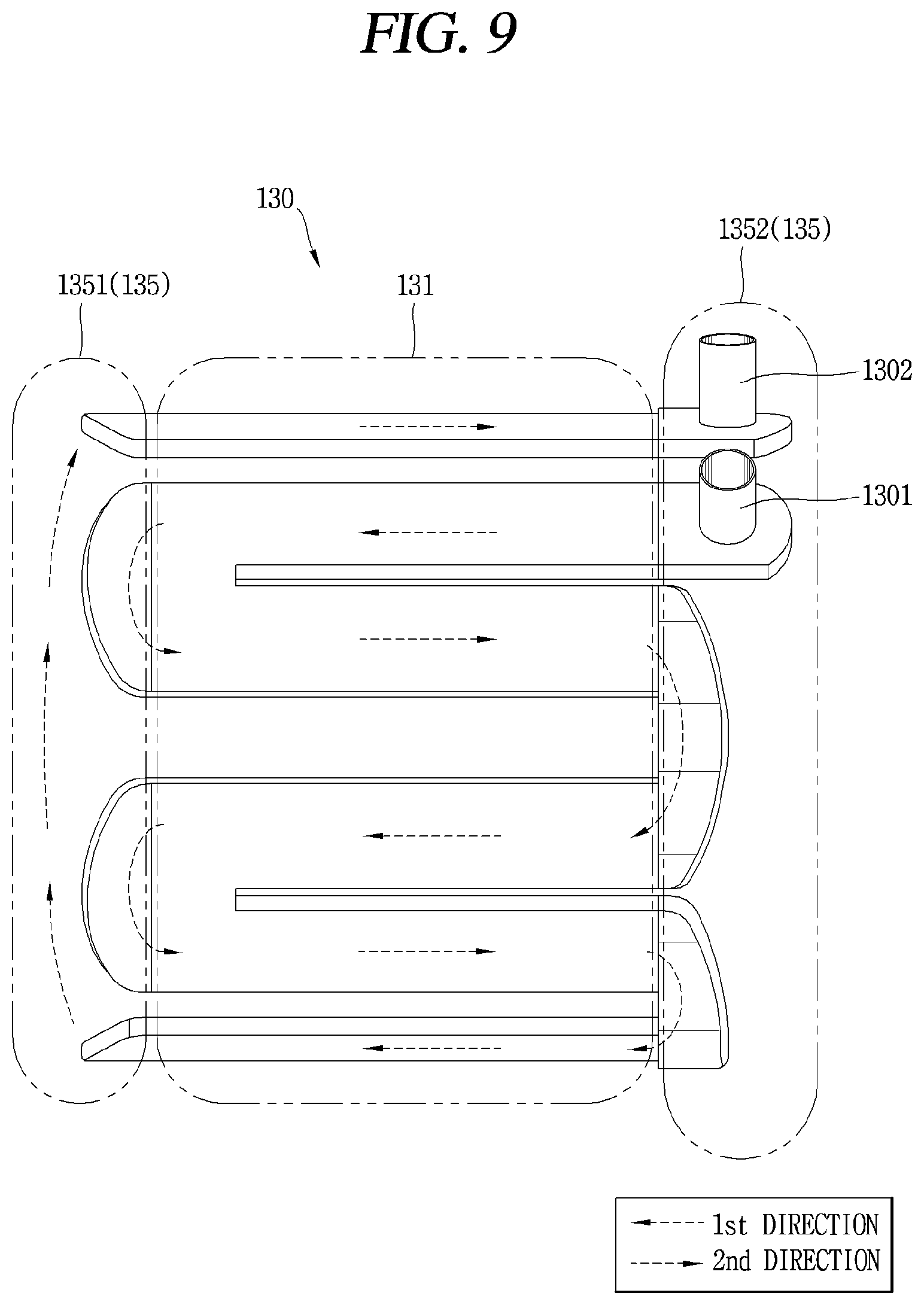 Patent US12562615 Figure 8 – Motor assembly