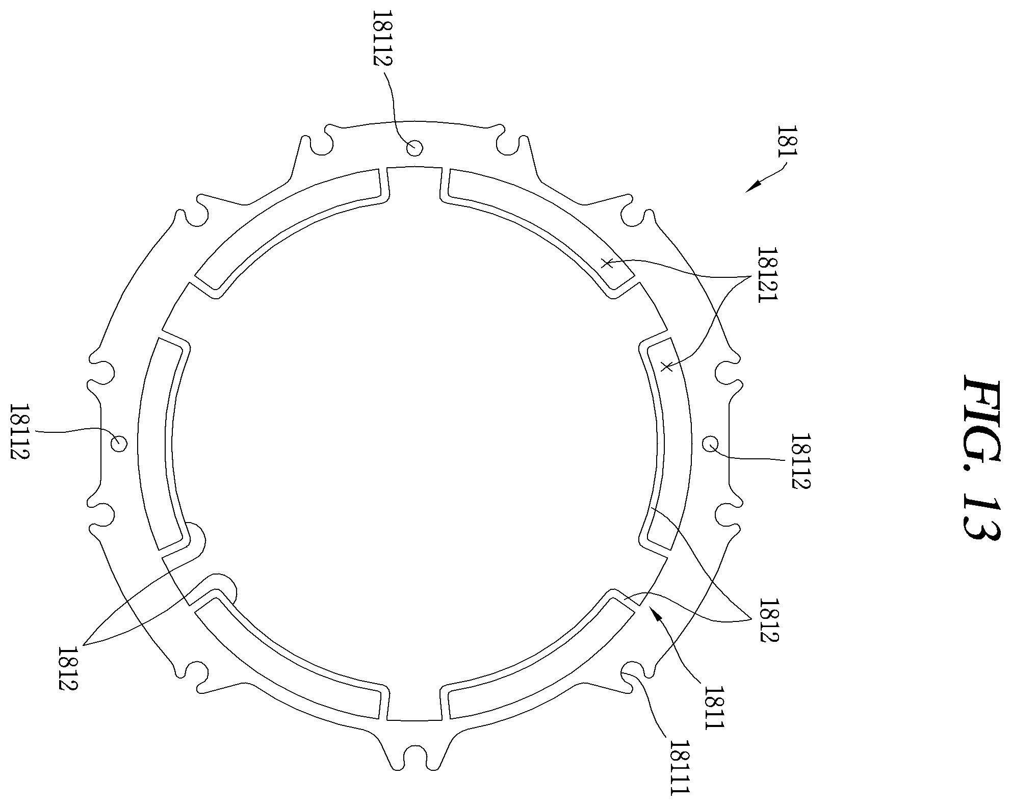 Patent US12562615 Figure 12 – Motor assembly