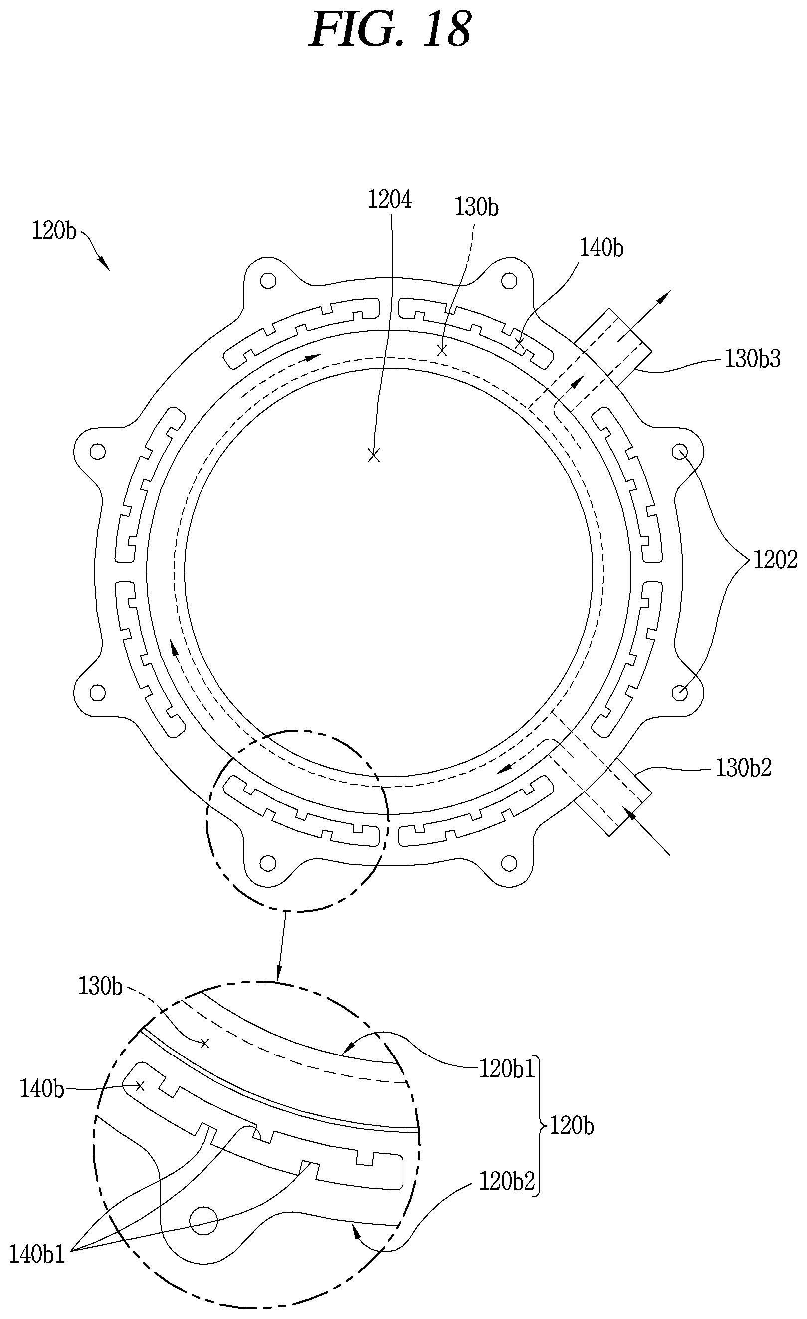 Patent US12562615 Figure 17 – Motor assembly