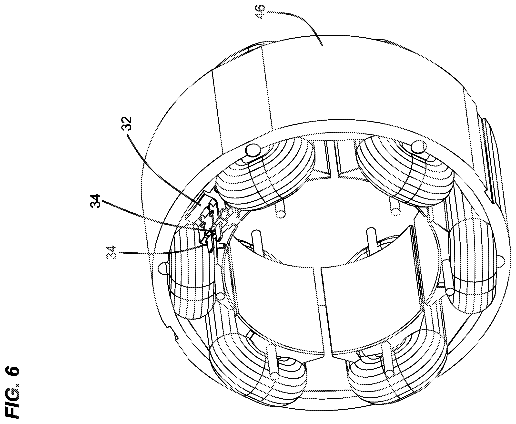 Patent US12562616 Figure 6 – Motor with expandable casing