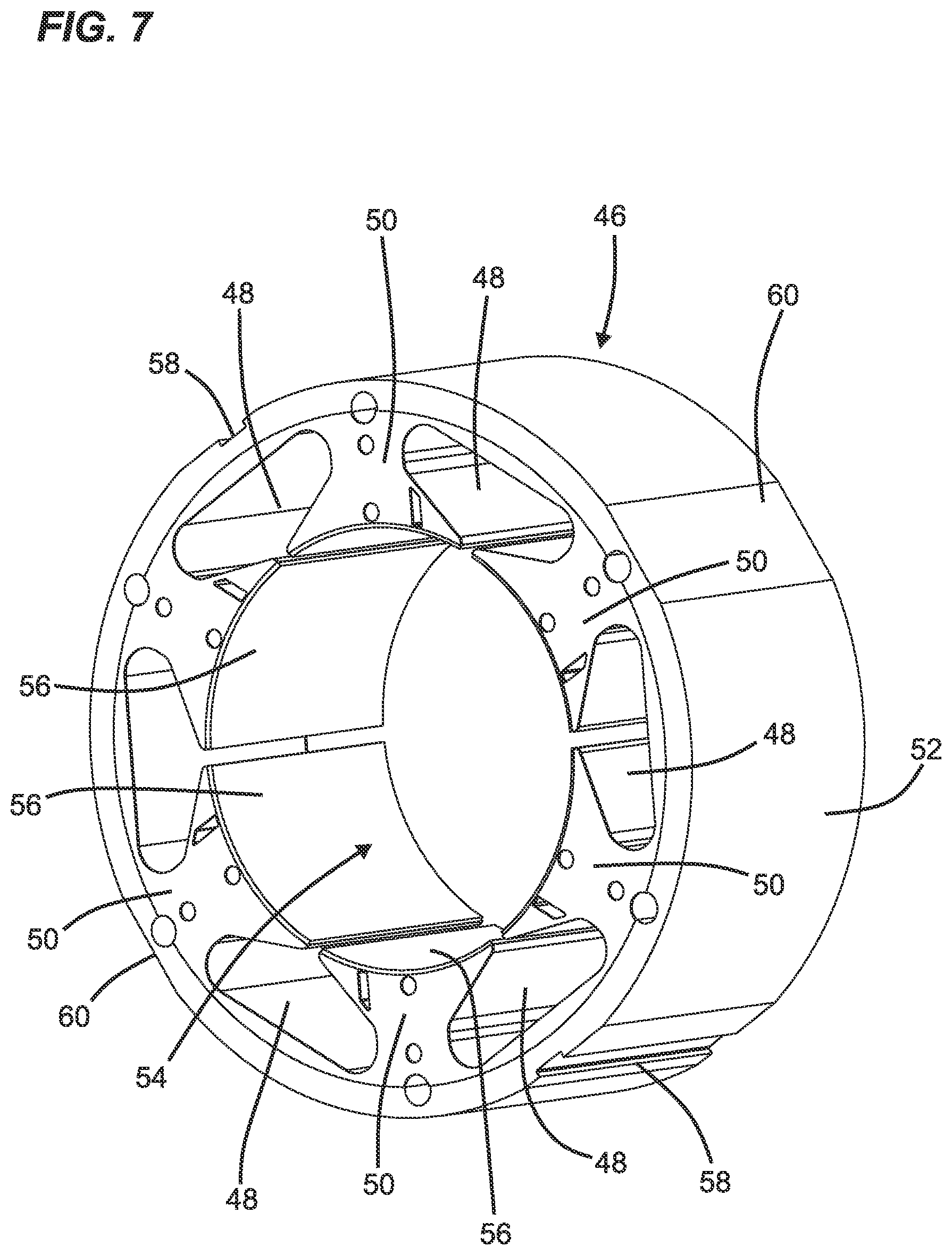 Patent US12562616 Figure 7 – Motor with expandable casing