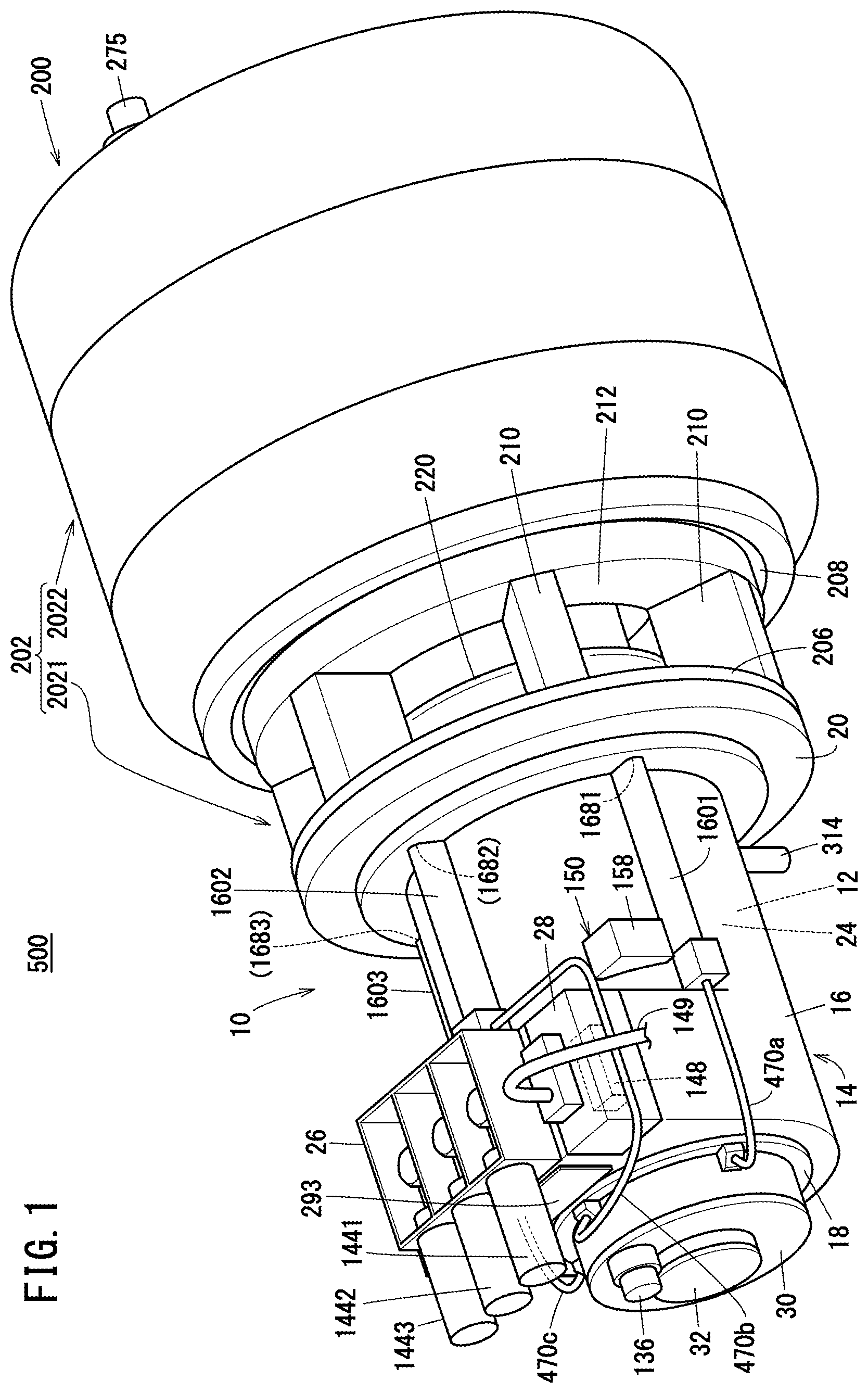 Patent US12562620 Figure 1 – Rotating electric machine system, and combined power system equipped therewith