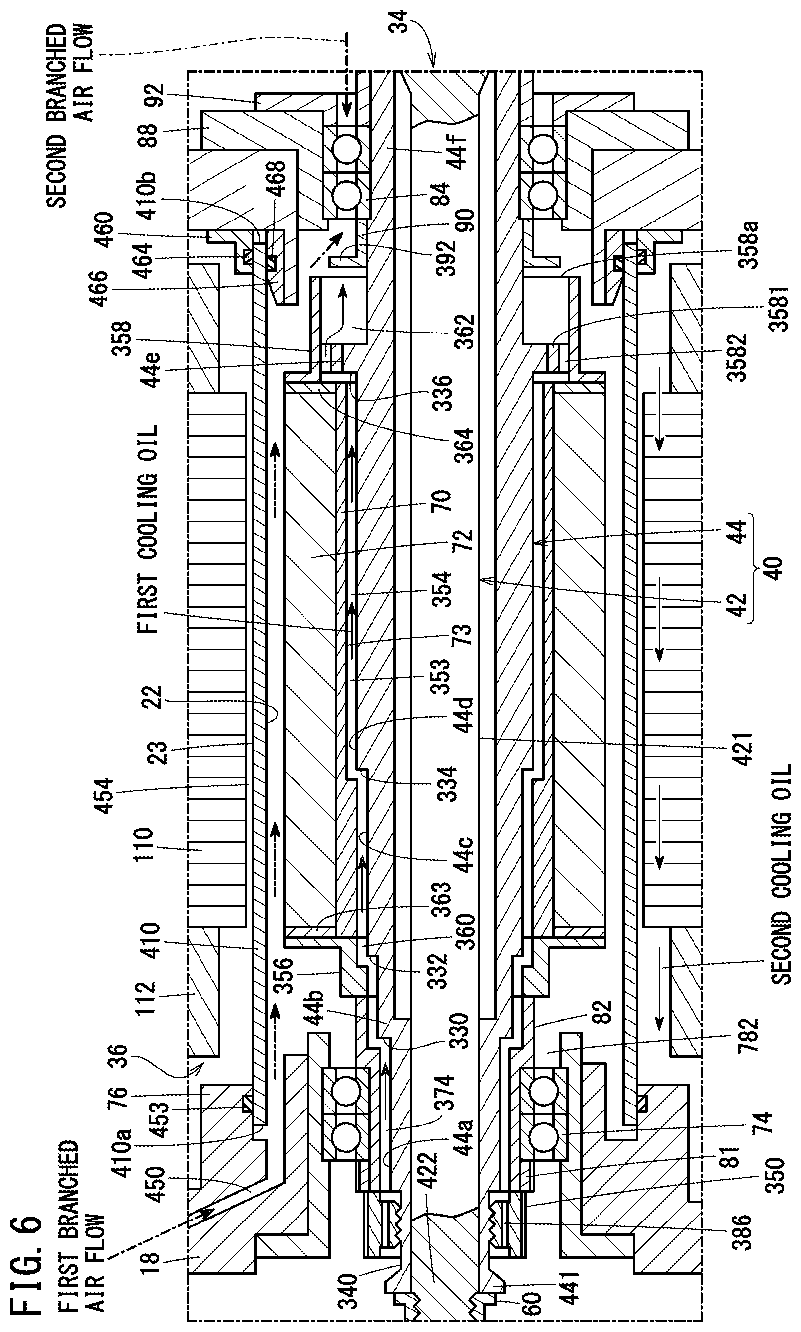 Patent US12562620 Figure 6 – Rotating electric machine system, and combined power system equipped therewith