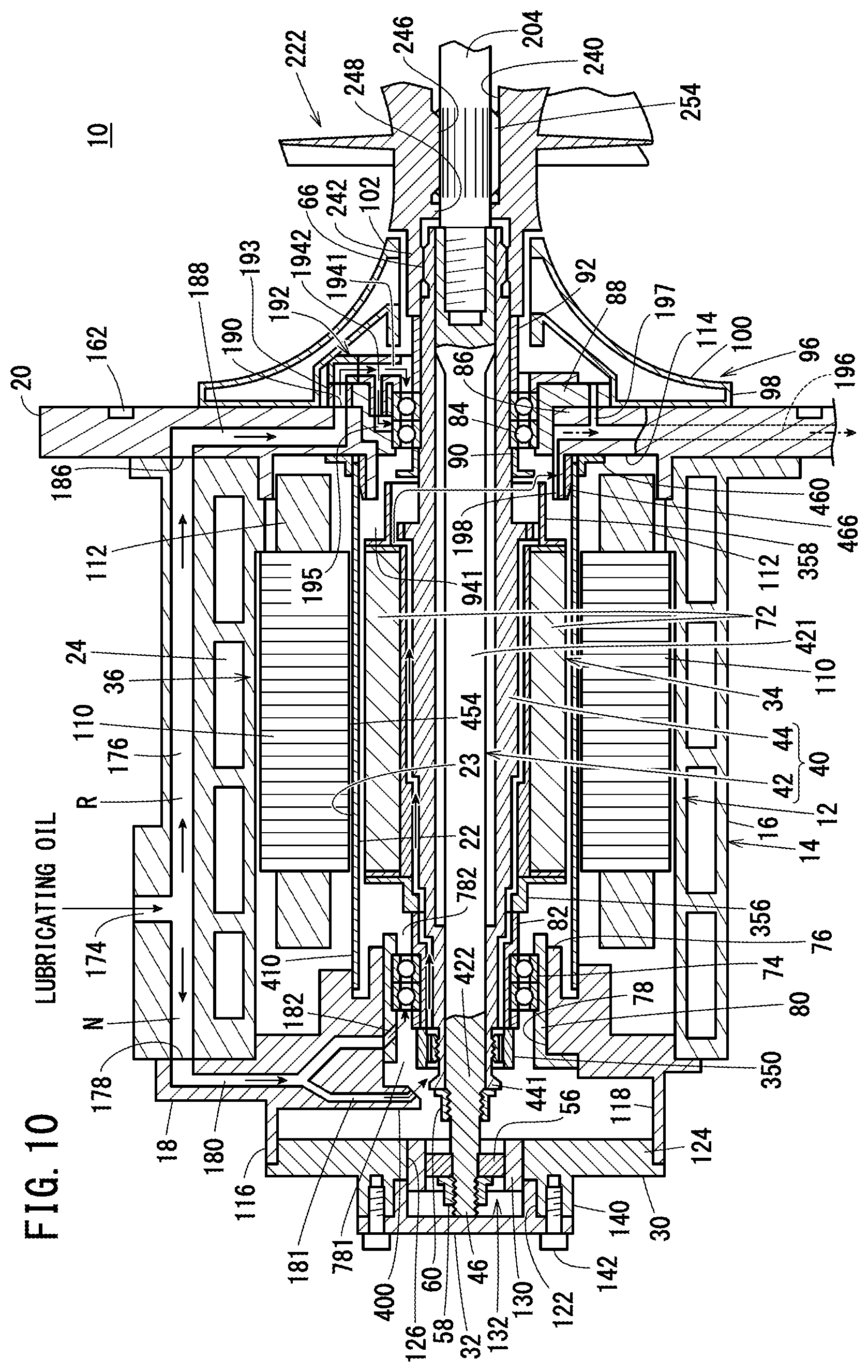 Patent US12562620 Figure 10 – Rotating electric machine system, and combined power system equipped therewith