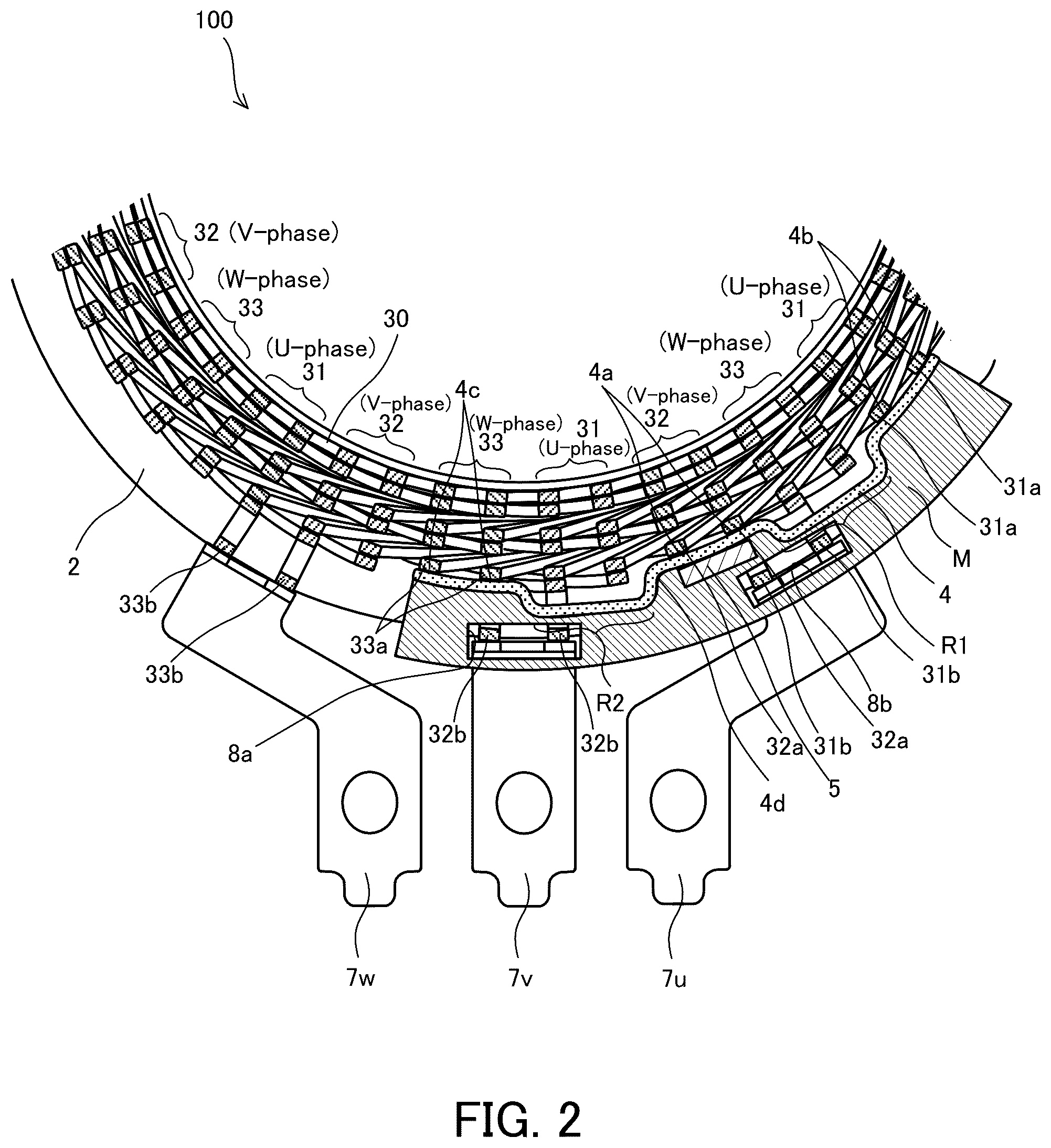Patent US12562625 Figure 2 – Rotating electrical machine and method for manufacturing rotating electrical machine
