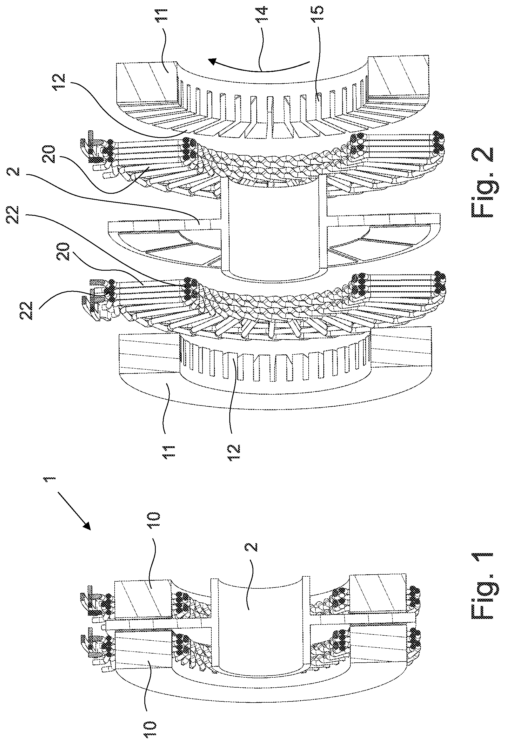 Patent US12562628 Figure 1 – Method for producing a winding for a stator in an electric rotating machine, stator, method for producing the stator and electric rotating machine