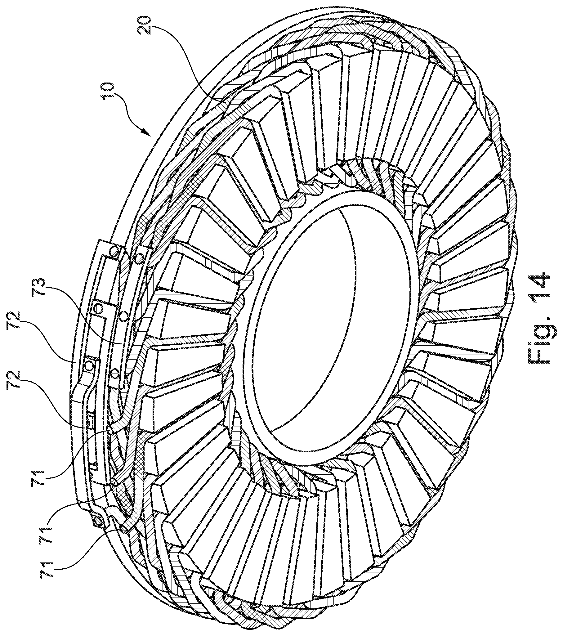 Patent US12562628 Figure 8 – Method for producing a winding for a stator in an electric rotating machine, stator, method for producing the stator and electric rotating machine