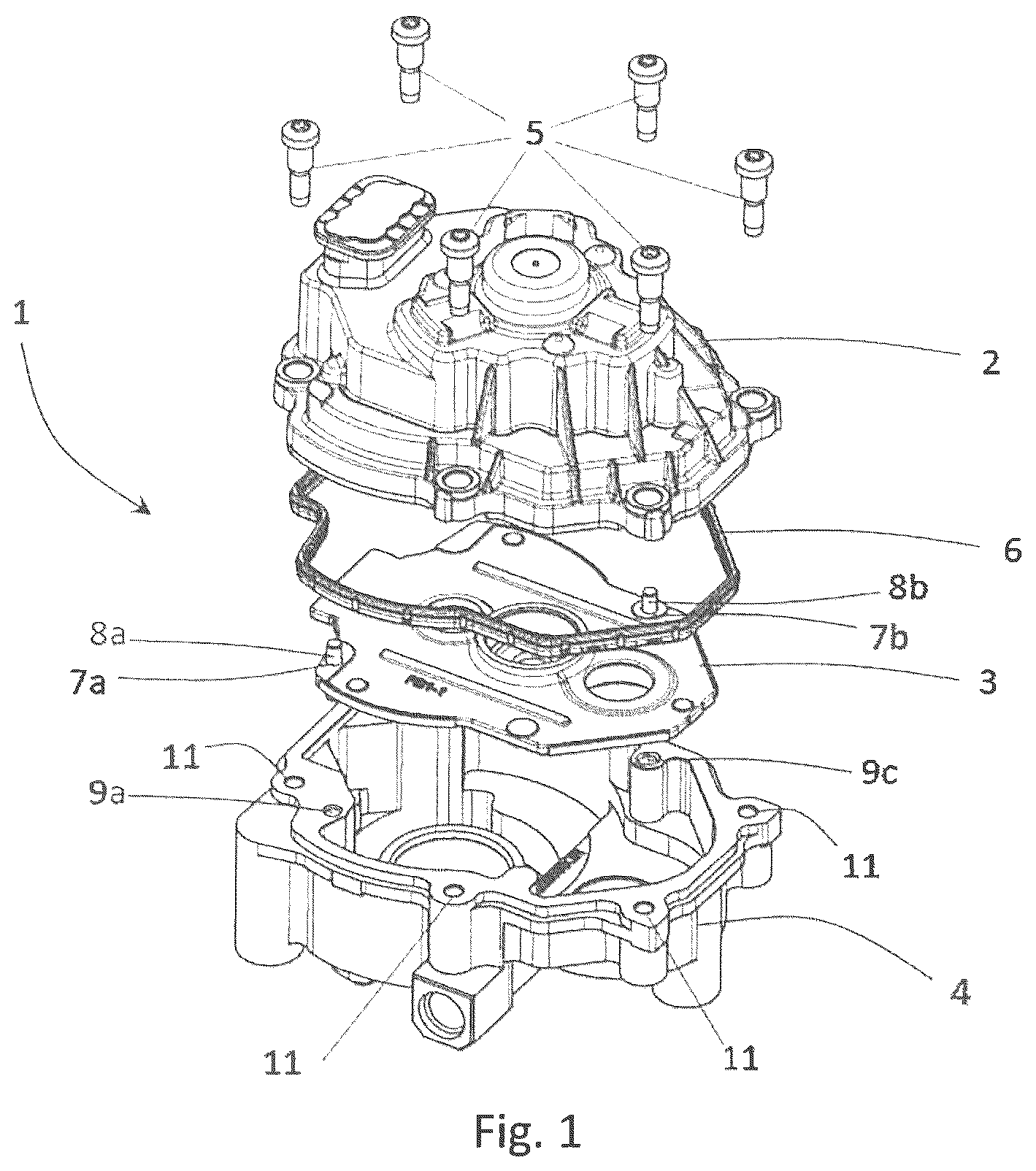 Patent US12562630 Figure 1 – Electric actuator