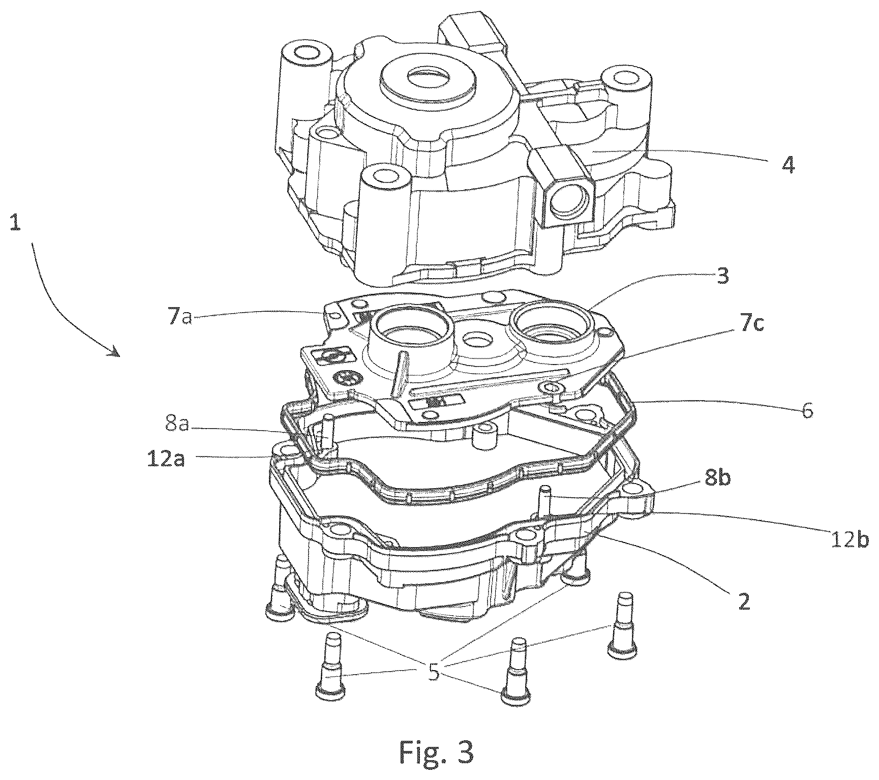 Patent US12562630 Figure 3 – Electric actuator
