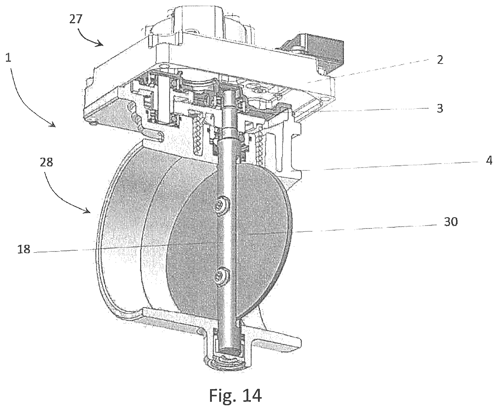 Patent US12562630 Figure 11 – Electric actuator