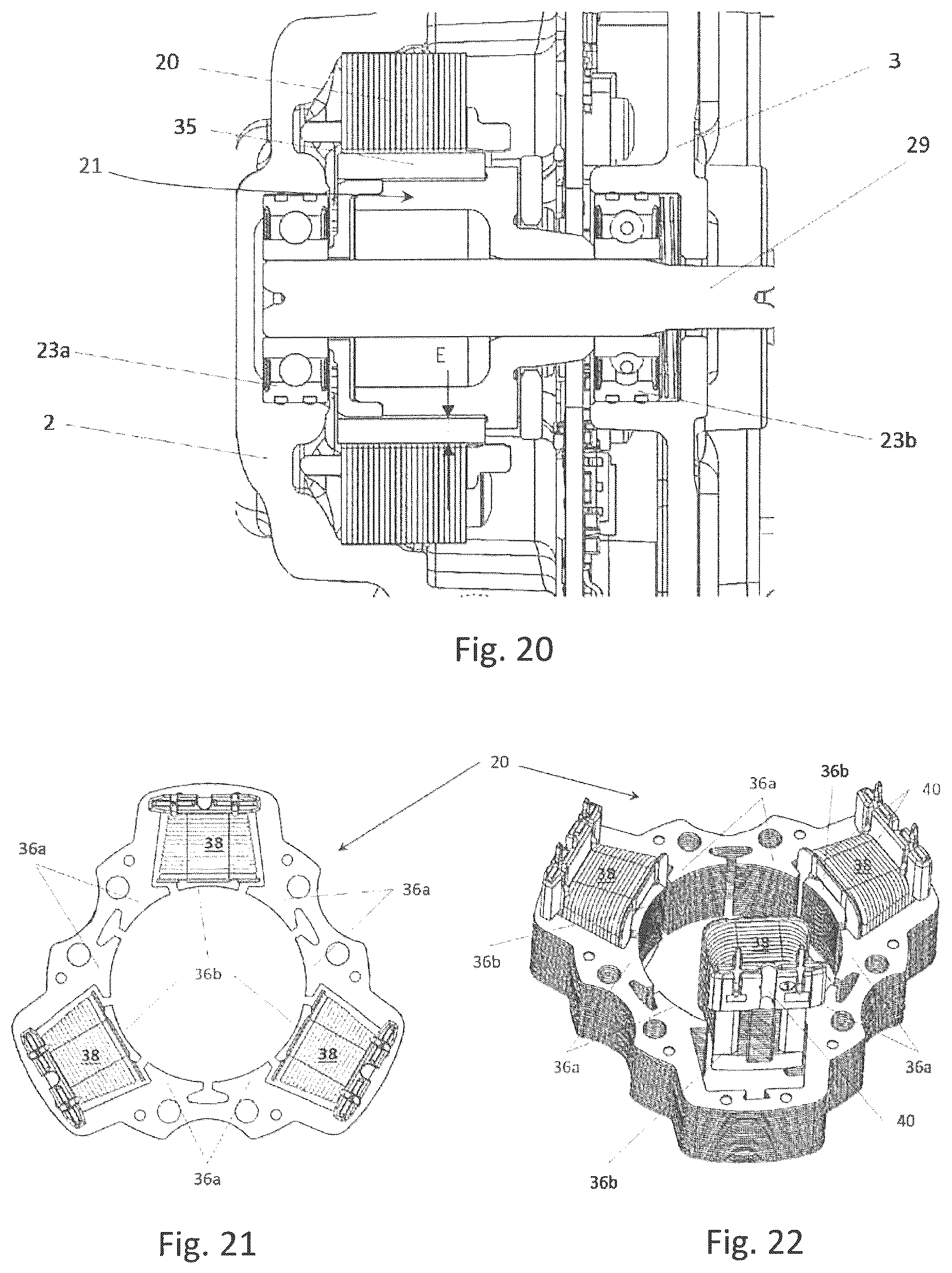 Patent US12562630 Figure 15 – Electric actuator
