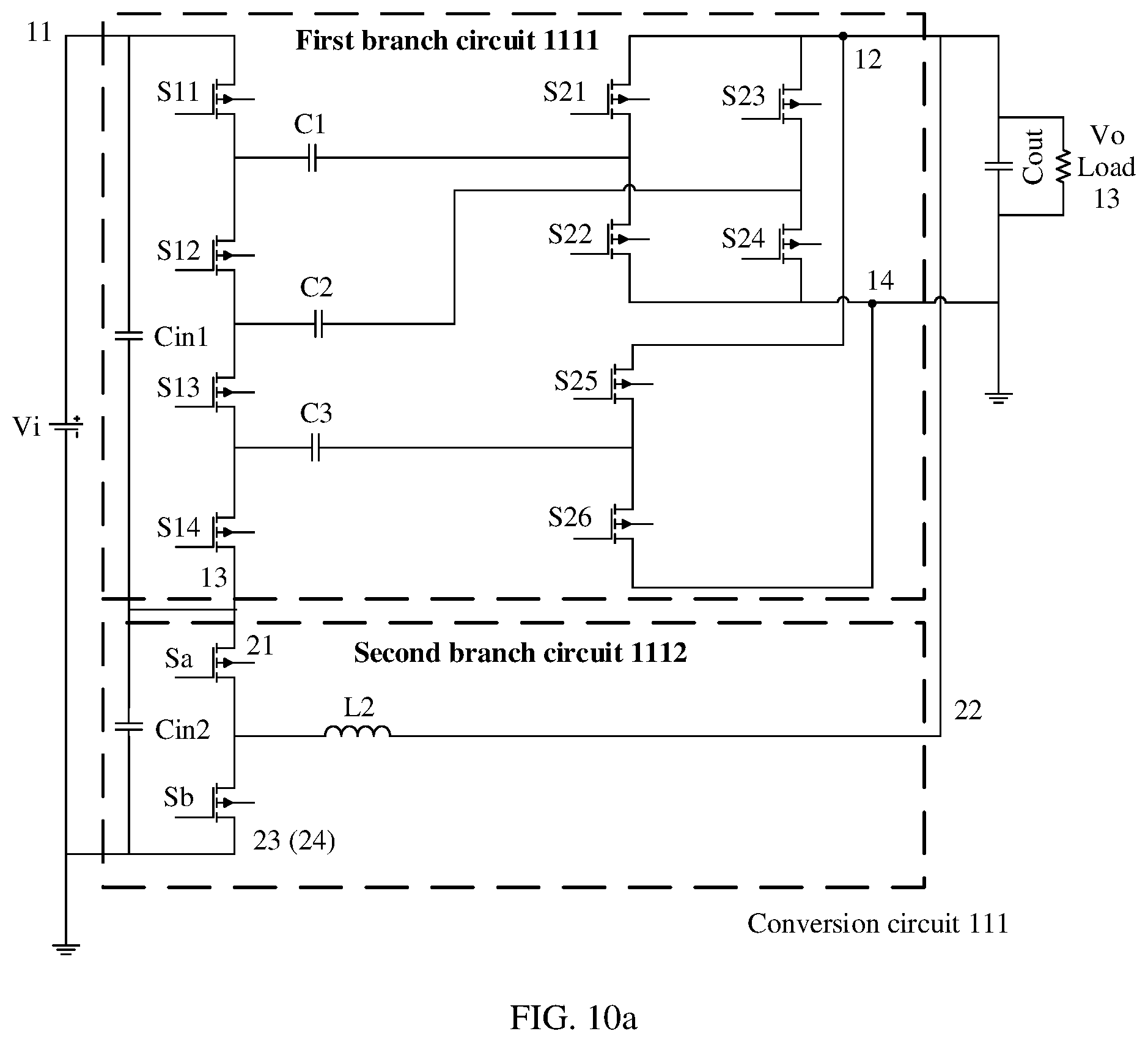 Patent US12562632 Figure 8 – Conversion circuit including isolation and conversion units, and switch-mode power supply including the conversion circuit