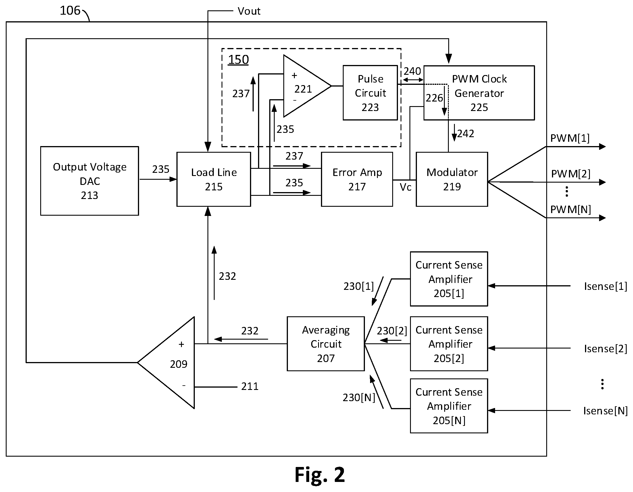 Patent US12562634 Figure 2 – Phase addition in power converters