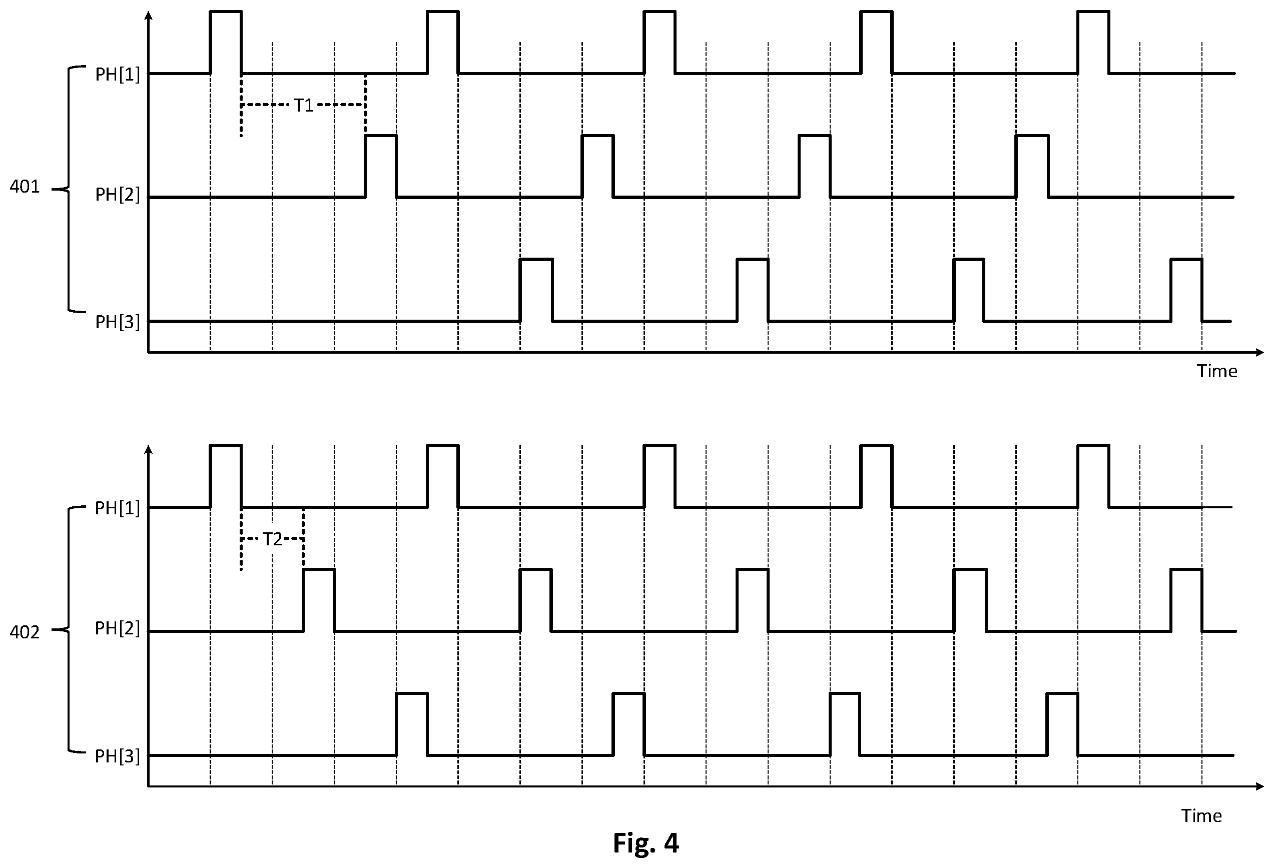 Patent US12562634 Figure 4 – Phase addition in power converters