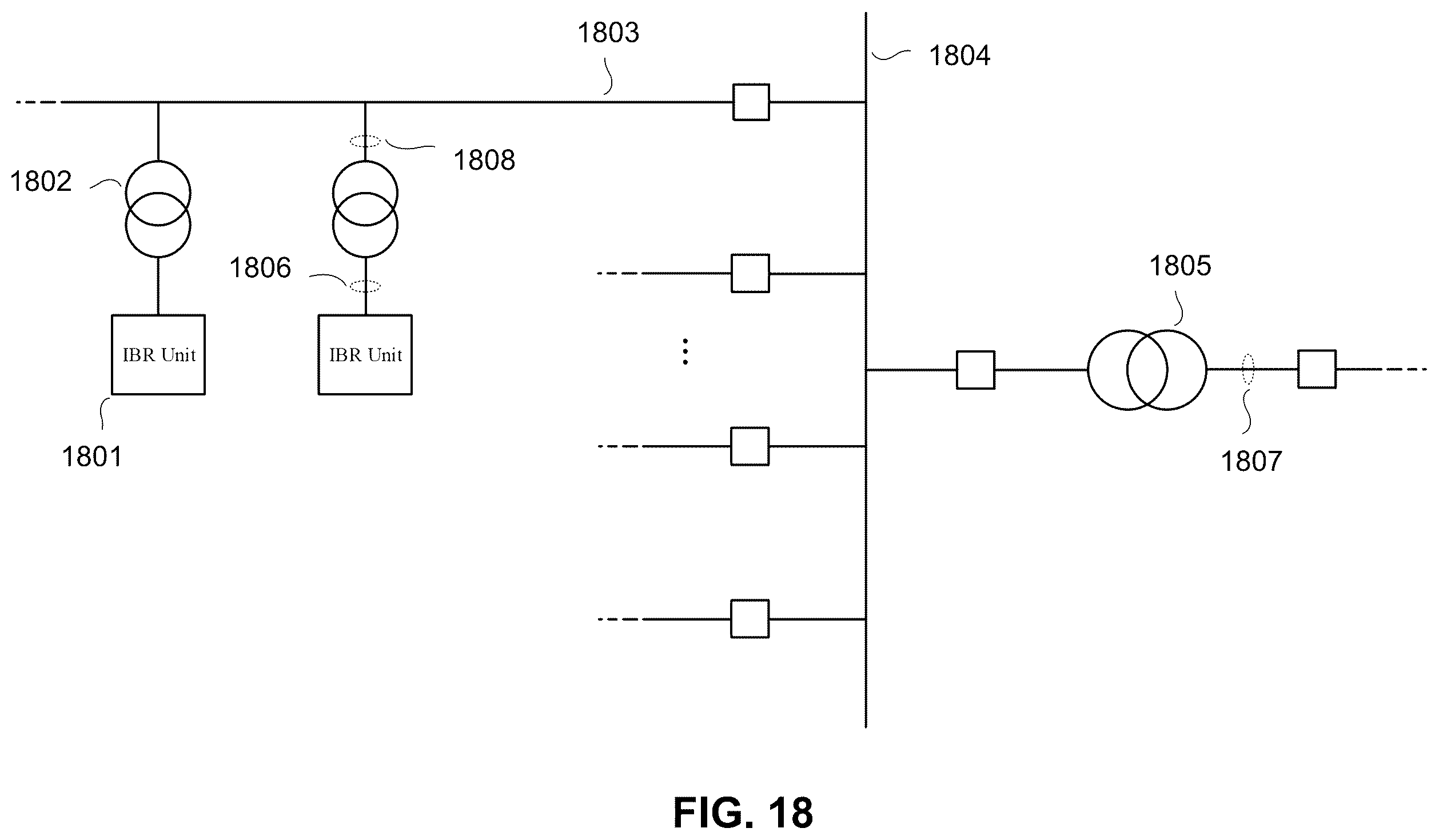 Patent US12562637 Figure 18 – System and method for determining active and reactive currents during asymmetrical low-voltage ride through (LVRT) conditions