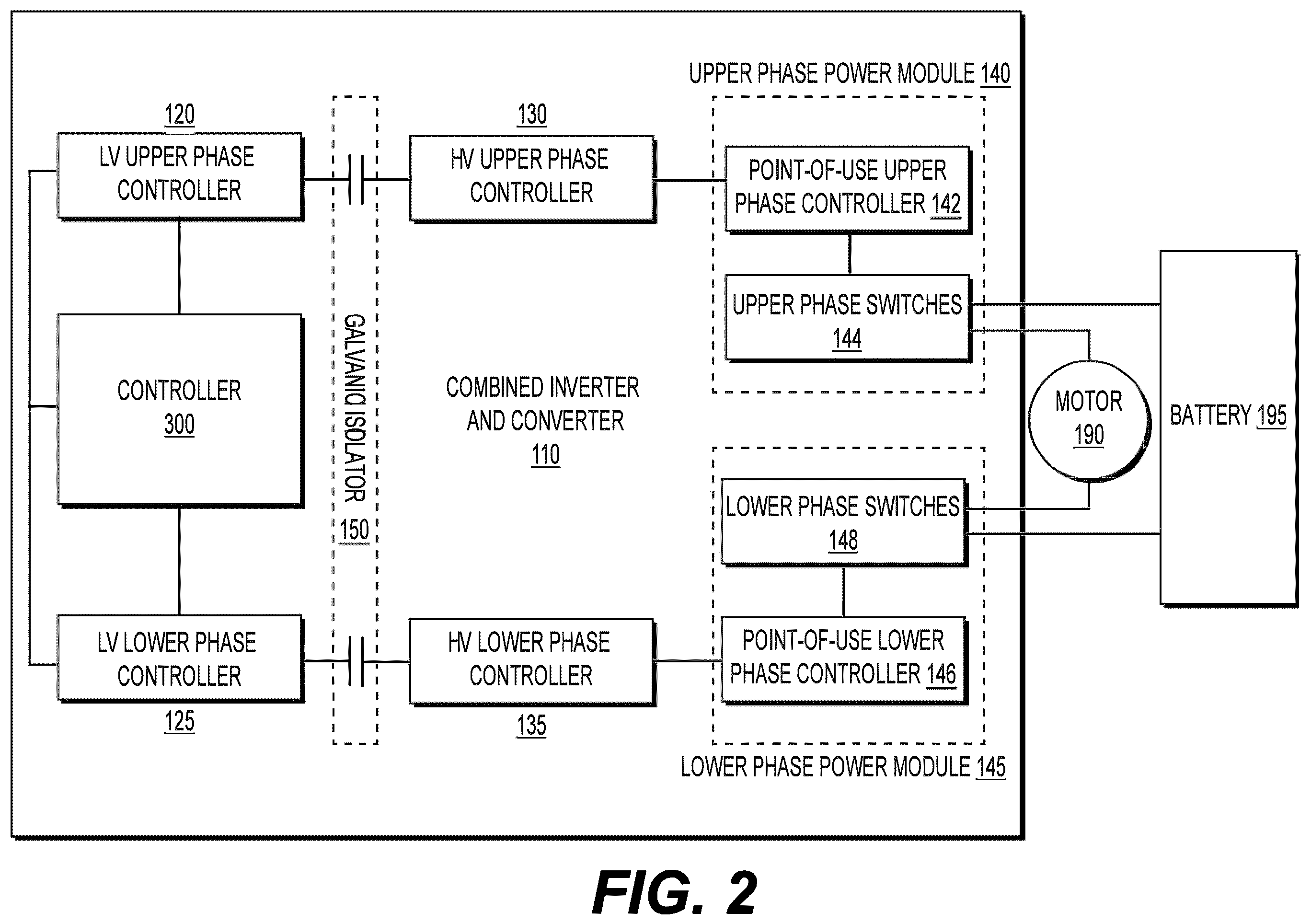 Patent US12562638 Figure 2 – Systems and methods for power module for inverter for electric vehicle