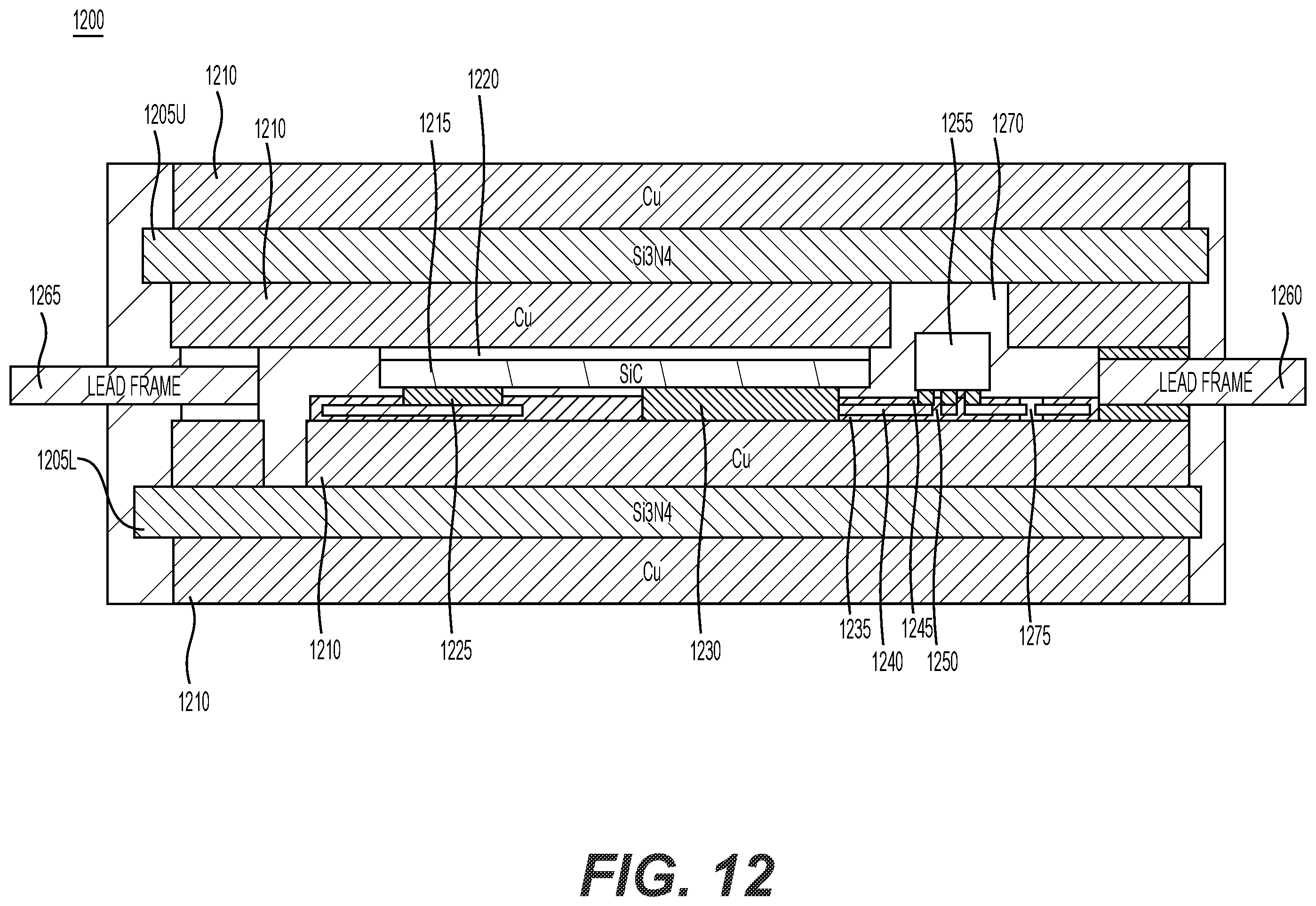 Patent US12562638 Figure 12 – Systems and methods for power module for inverter for electric vehicle