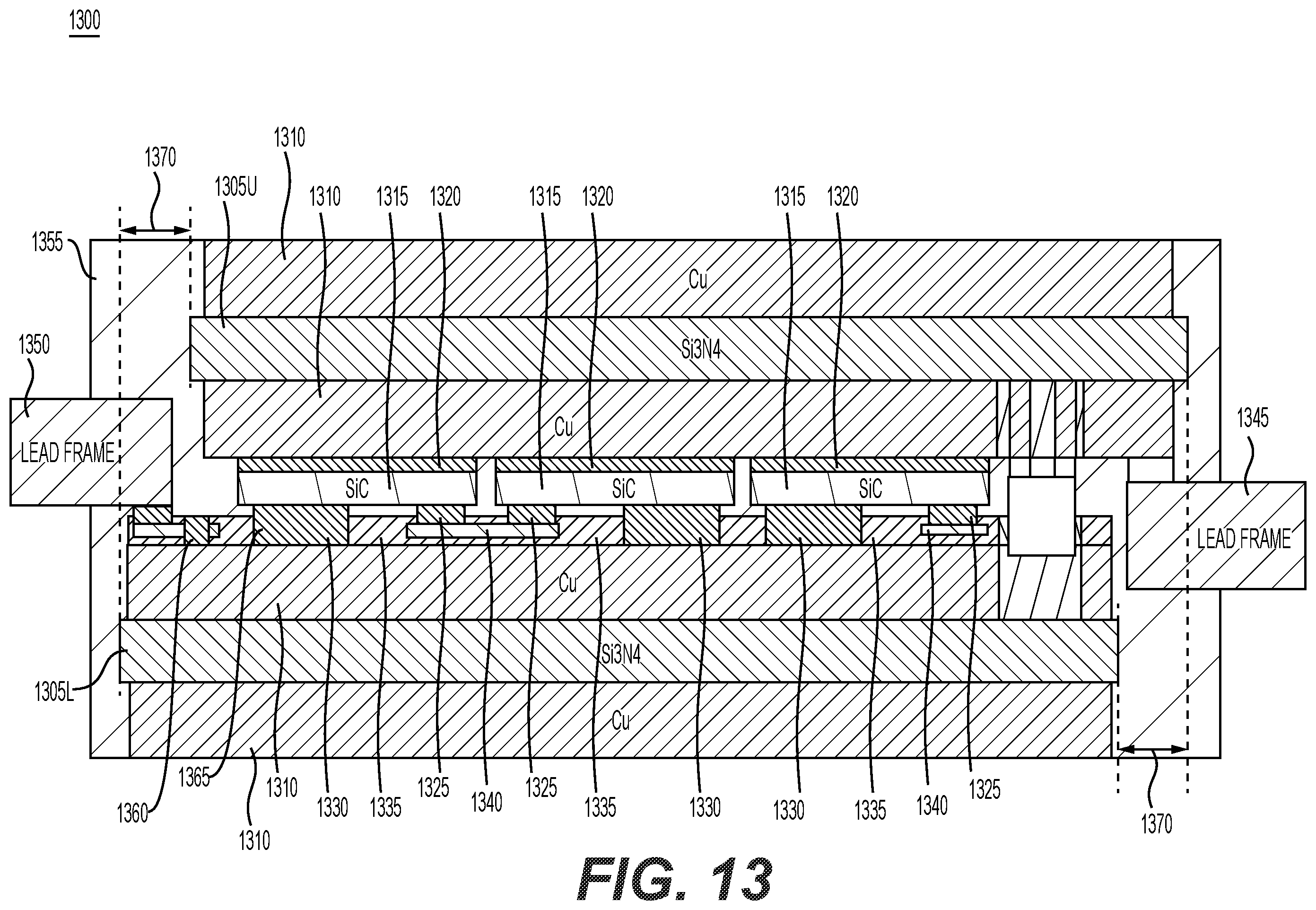 Patent US12562638 Figure 13 – Systems and methods for power module for inverter for electric vehicle