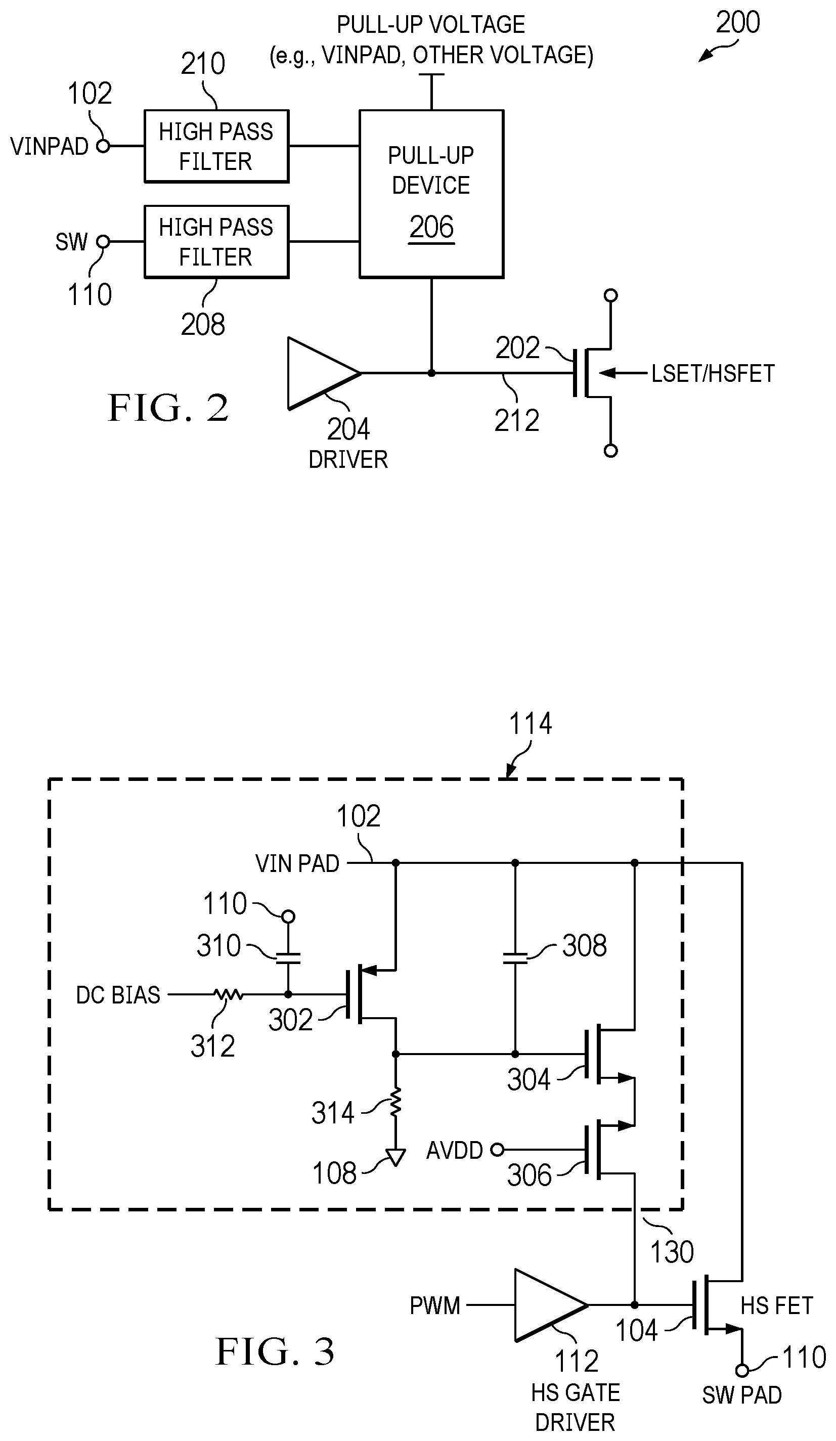 Patent US12562645 Figure 2 – Ringing control circuits