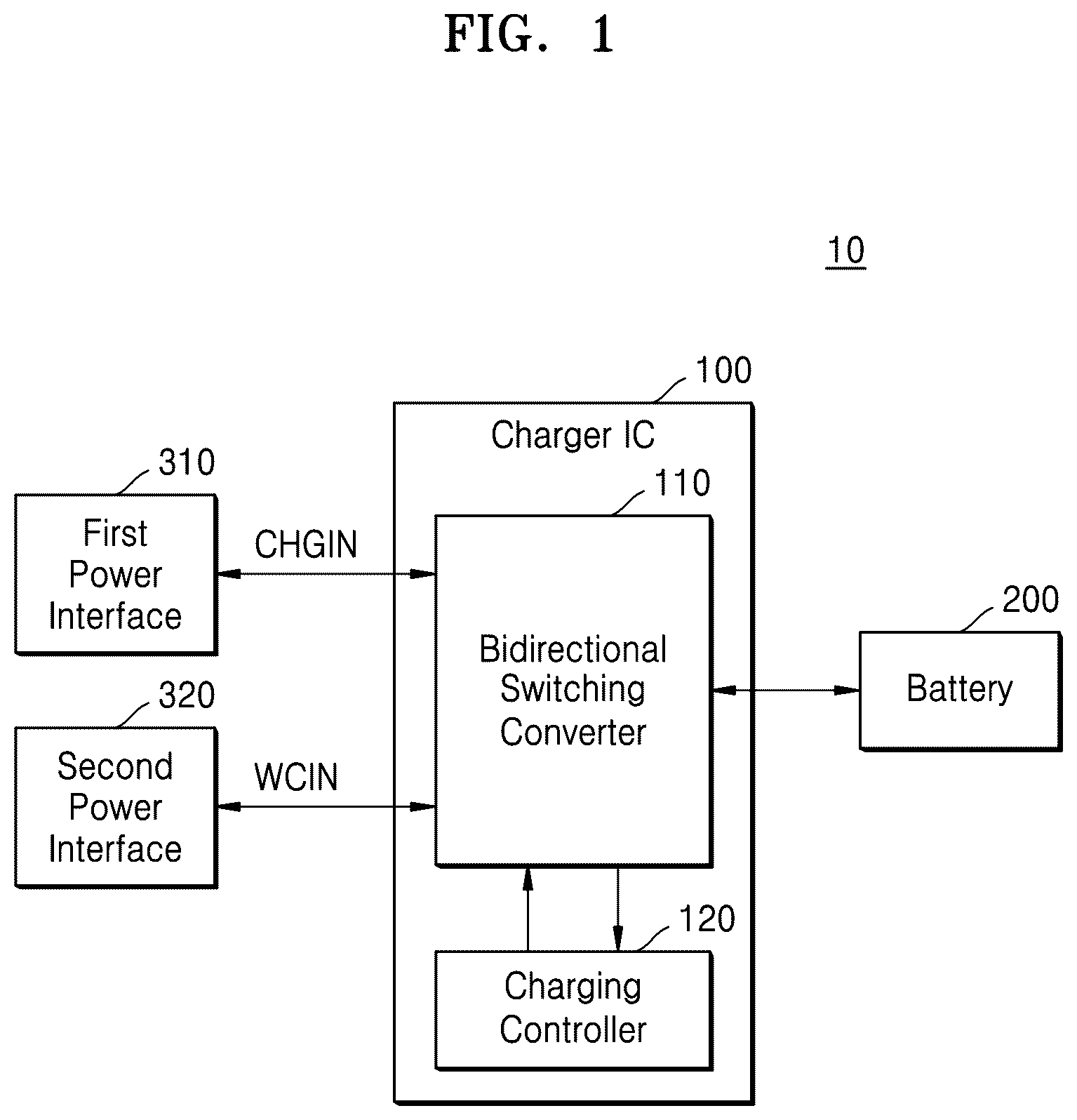 Patent US12562648 Figure 1 – Bidirectional switching converter and operating method thereof
