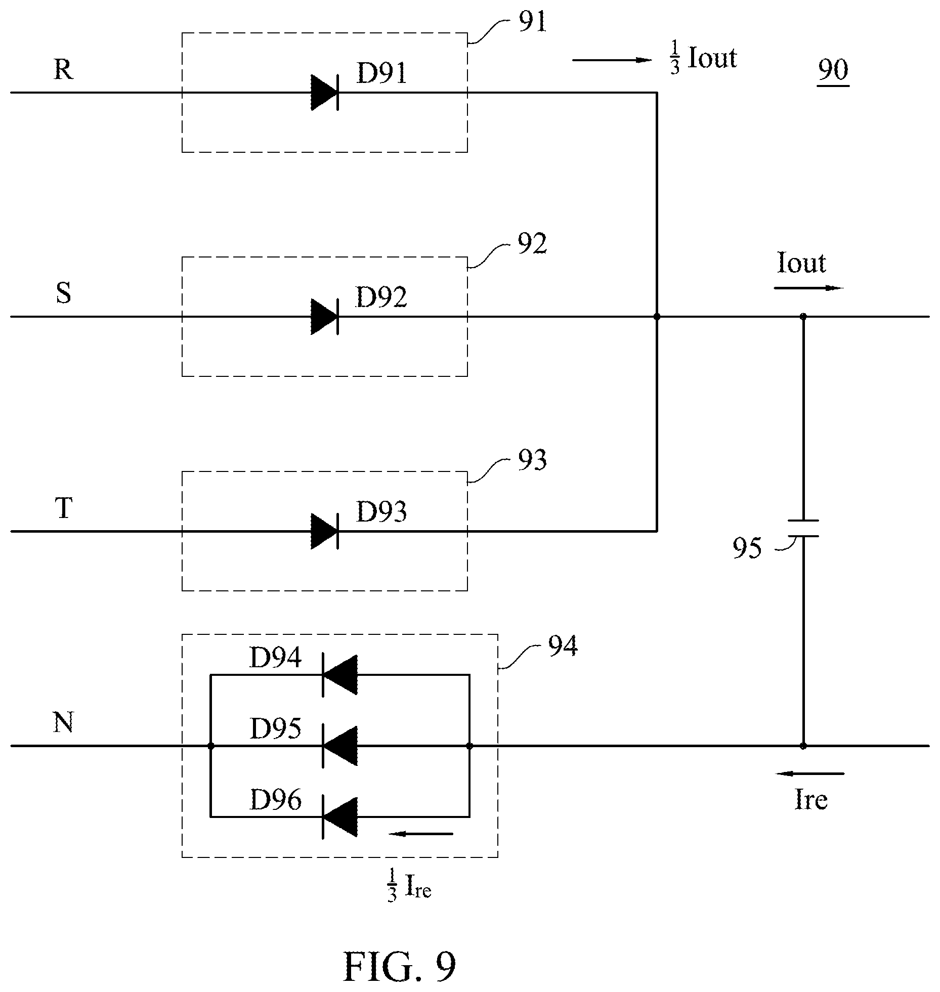 Patent US12562652 Figure 9 – Electronic transformer and three-phase four-wire power system thereof