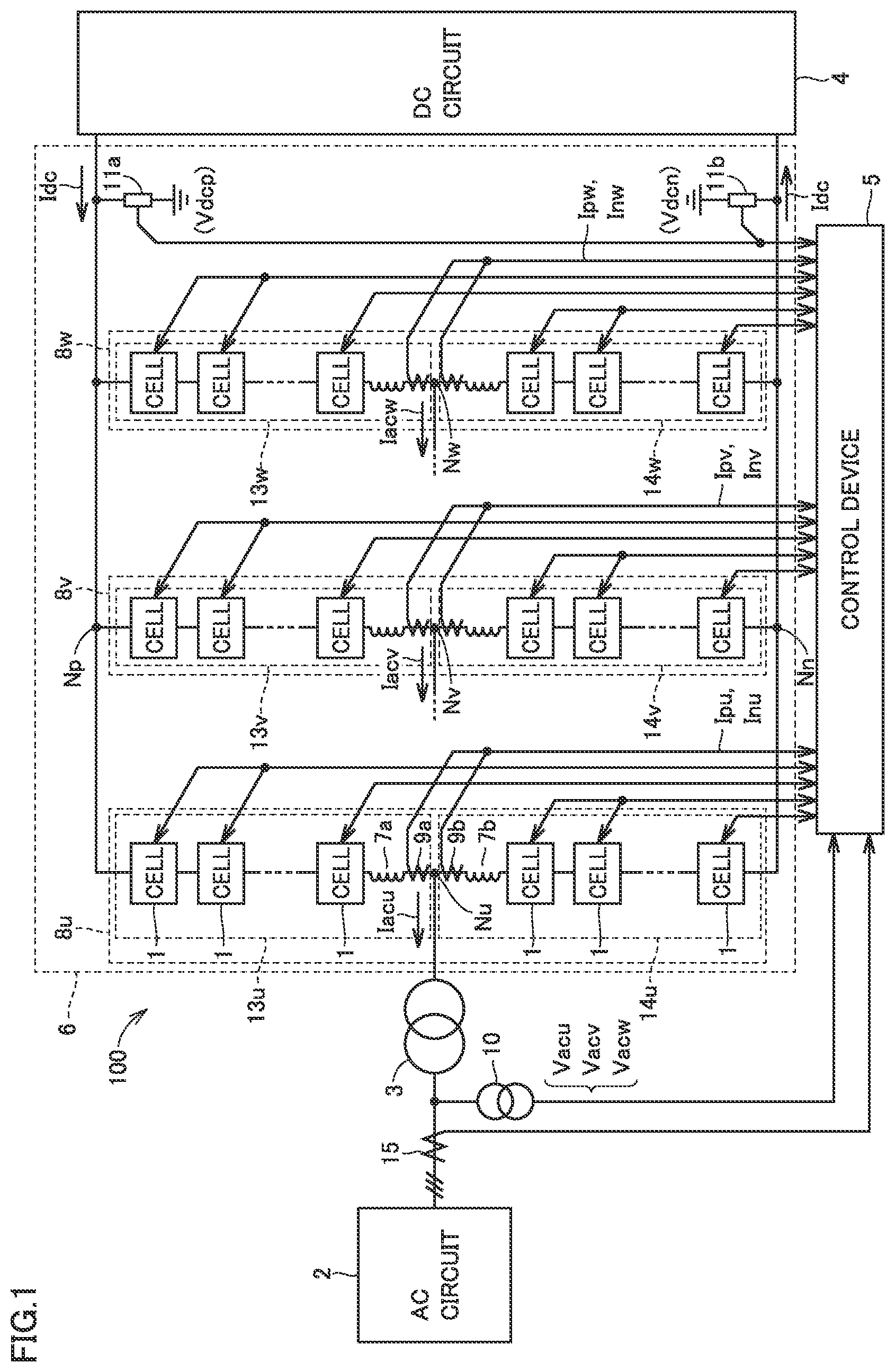 Patent US12562653 Figure 1 – Power conversion device